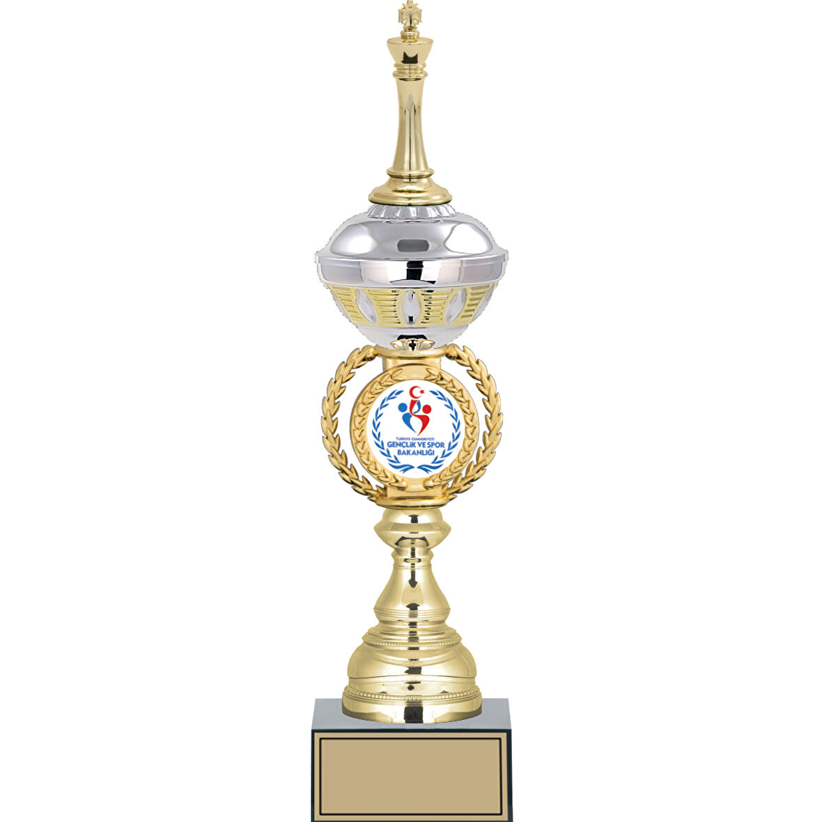 ODAK KUPA - Figürlü Kupalar - Satranç Figürlü Kupalar FG-066 C - 42 cm