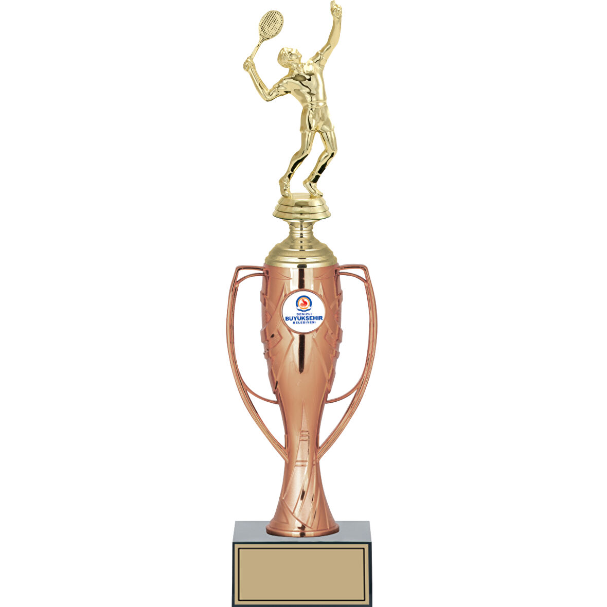 ODAK KUPA - Figürlü Kupalar - Tenis Erkek Figürlü Kupalar FG-025 C - 39 cm