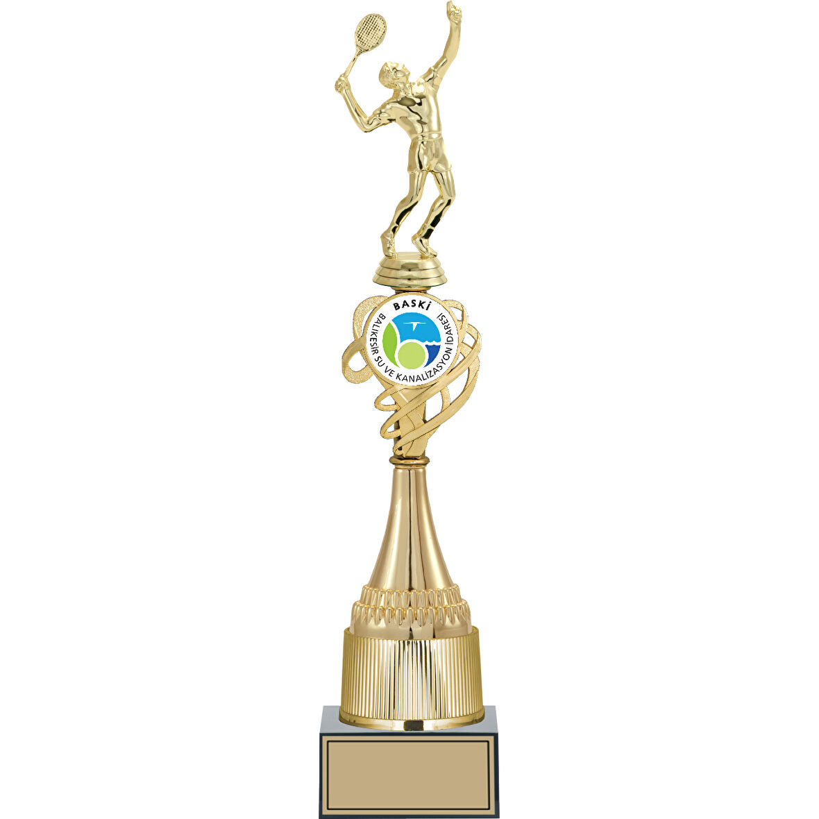 ODAK KUPA - Figürlü Kupalar - Tenis Erkek Figürlü Kupalar FG-033 A - 44 cm