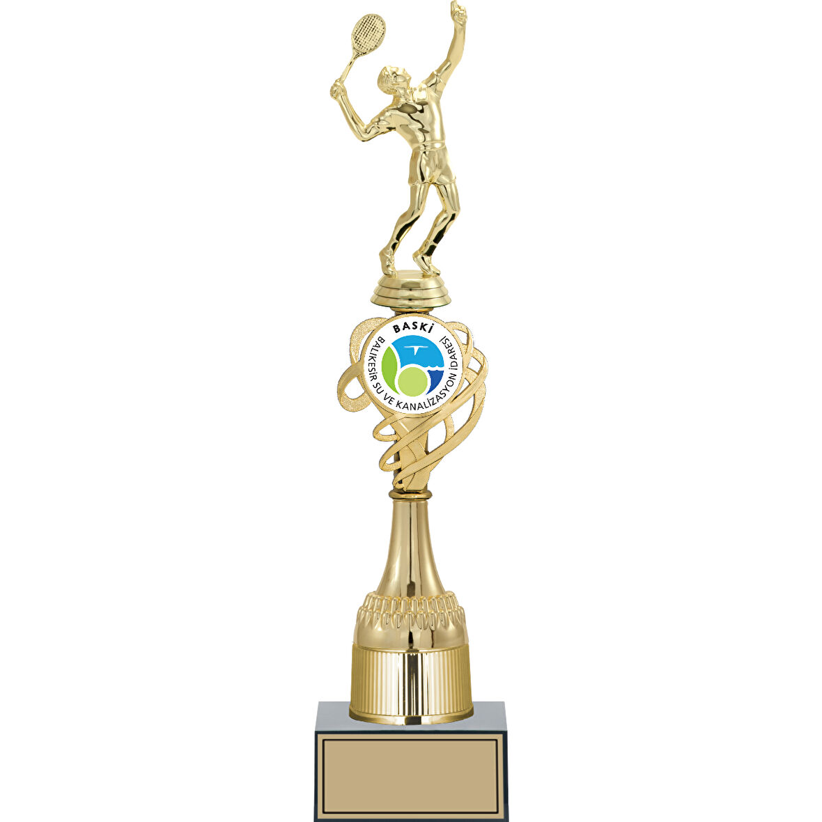 ODAK KUPA - Figürlü Kupalar - Tenis Erkek Figürlü Kupalar FG-033 B - 41 cm