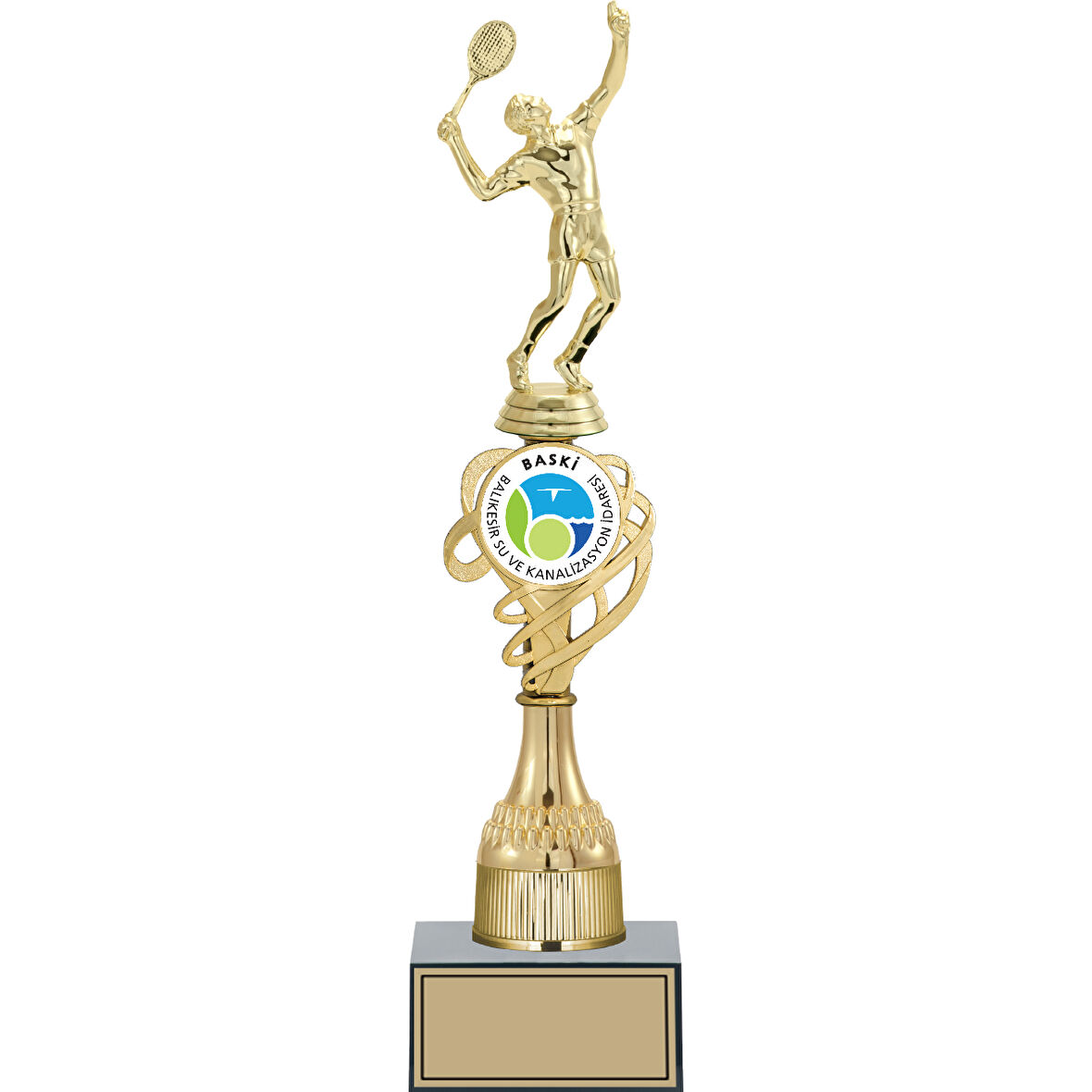 ODAK KUPA - Figürlü Kupalar - Tenis Erkek Figürlü Kupalar FG-033 C - 38 cm