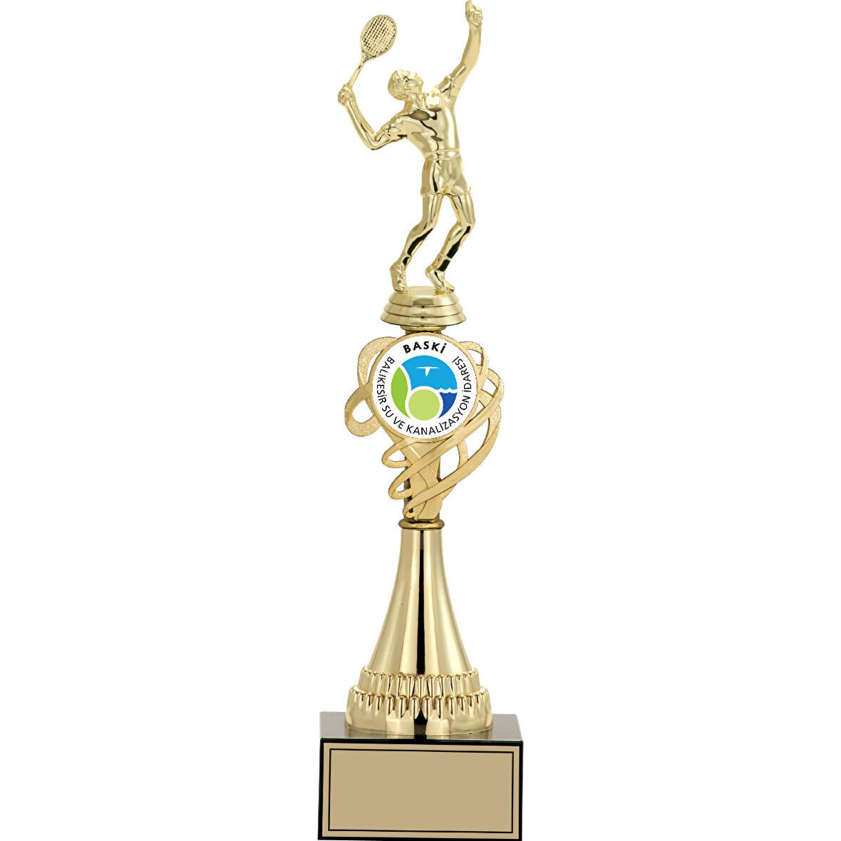 ODAK KUPA - Figürlü Kupalar - Tenis Erkek Figürlü Kupalar FG-034 A - 39 cm