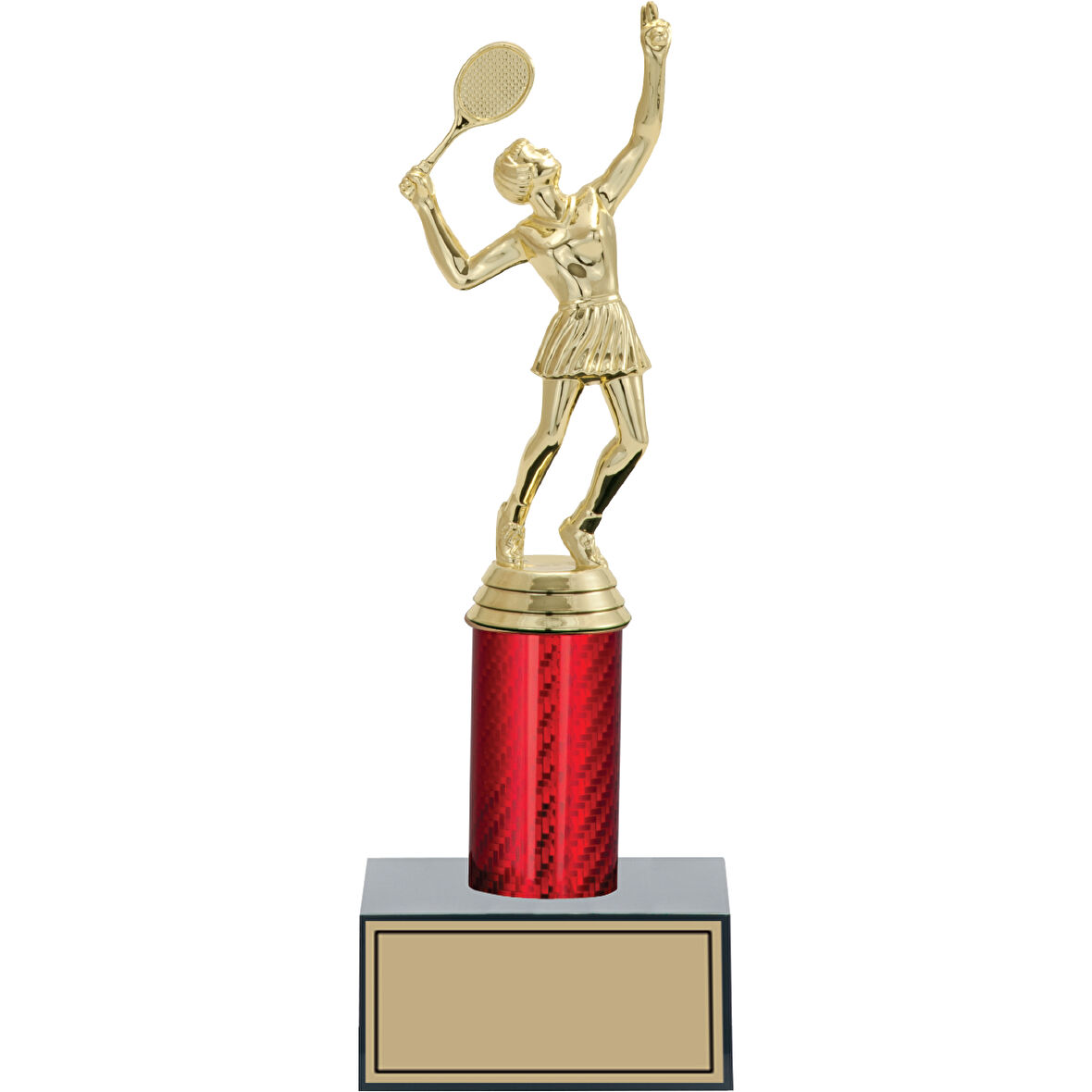 ODAK KUPA - Figürlü Kupalar - Tenis Kadın Figürlü Kupalar FG-004 B - 27 cm