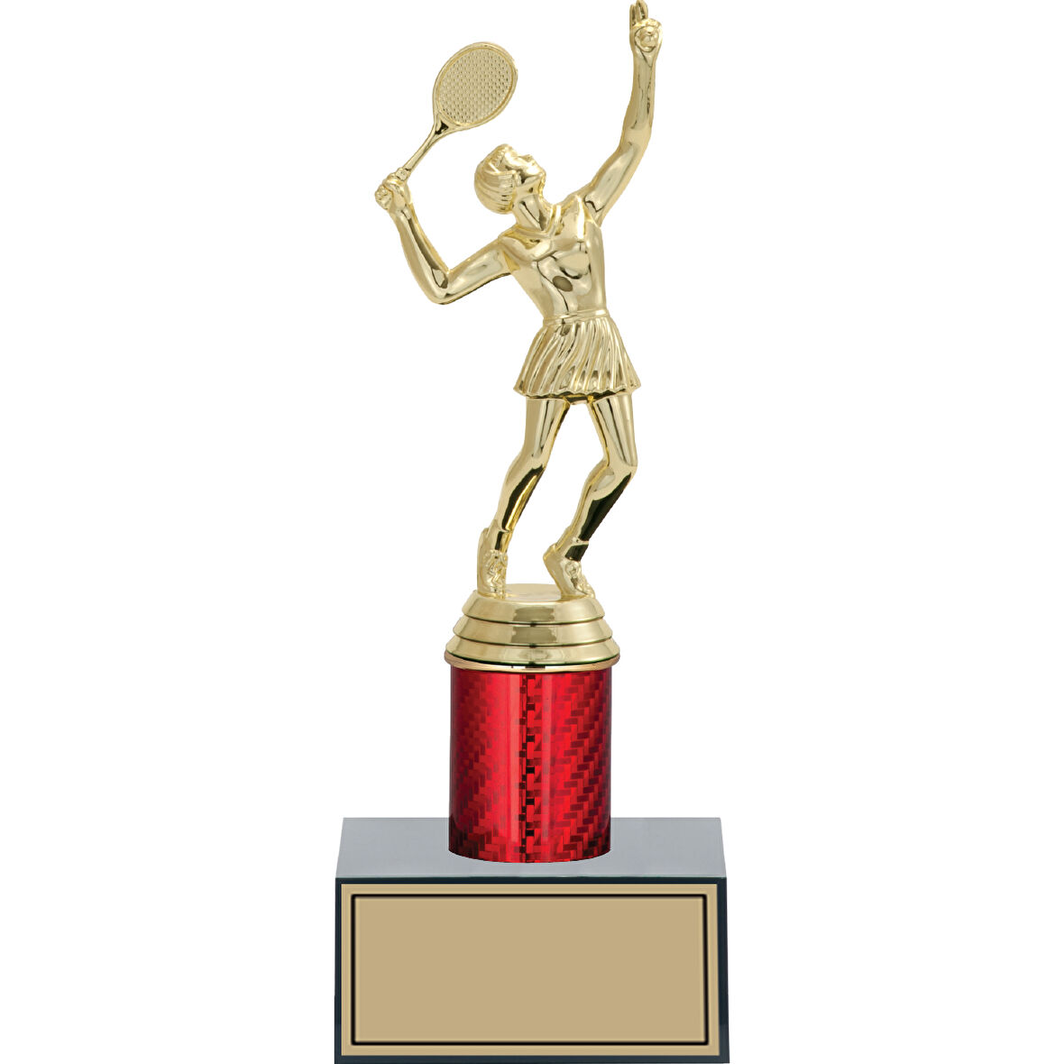 ODAK KUPA - Figürlü Kupalar - Tenis Kadın Figürlü Kupalar FG-004 C - 22 cm