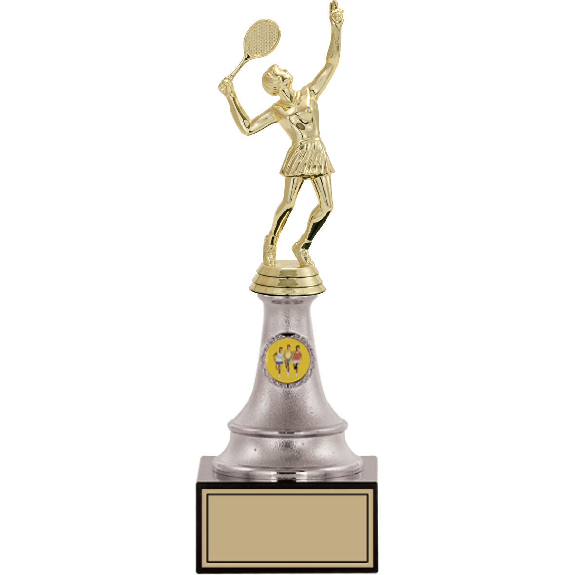 ODAK KUPA - Figürlü Kupalar - Tenis Kadın Figürlü Kupalar FG-010 A - 29 cm