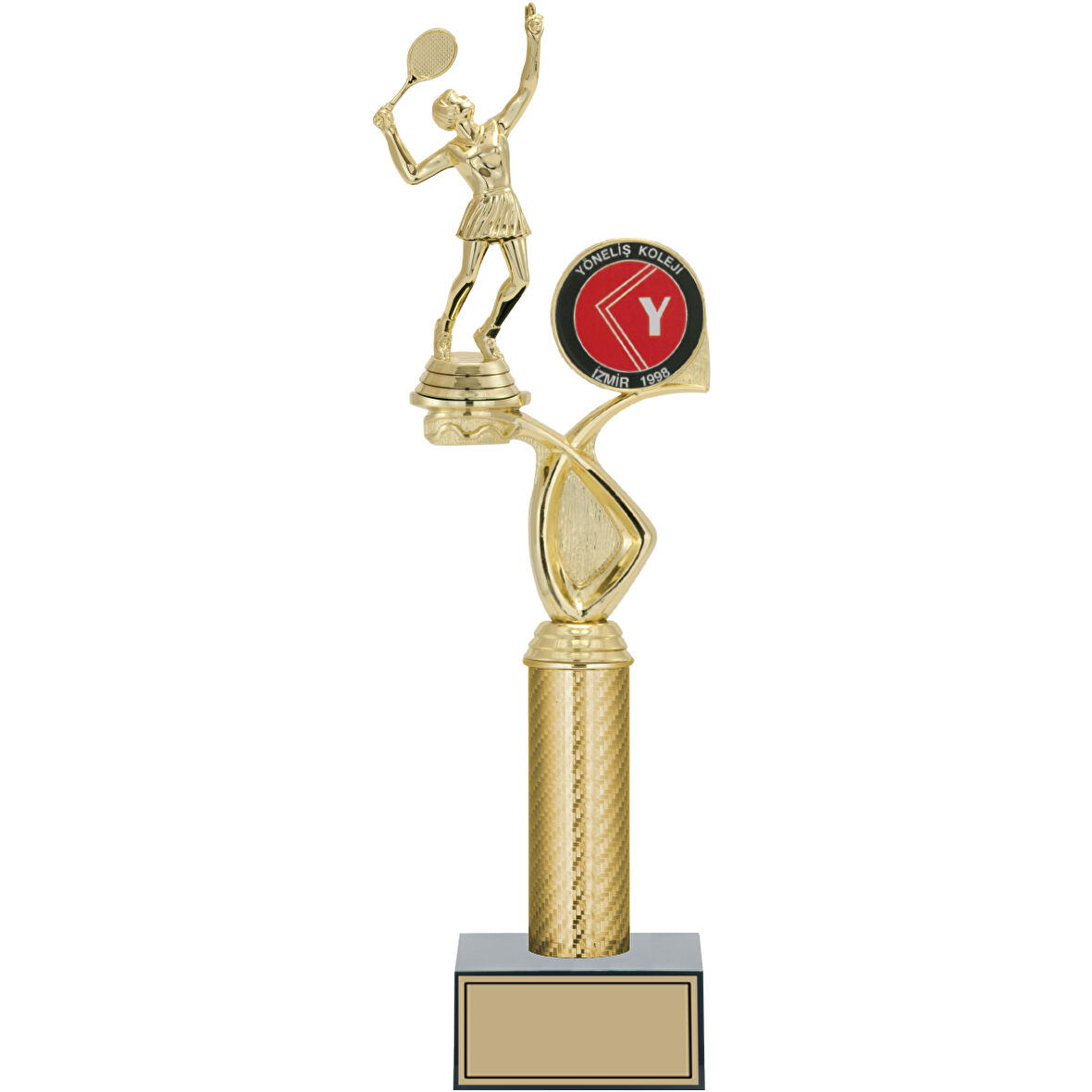 ODAK KUPA - Figürlü Kupalar - Tenis Kadın Figürlü Kupalar FG-015 A - 41 cm