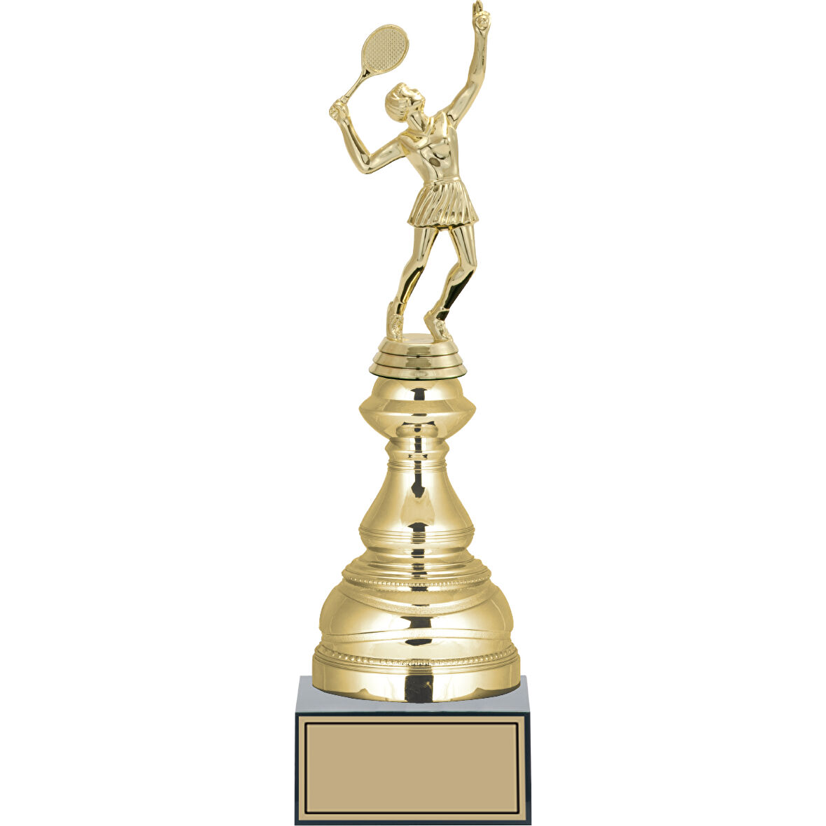 ODAK KUPA - Figürlü Kupalar - Tenis Kadın Figürlü Kupalar FG-024 A - 33 cm