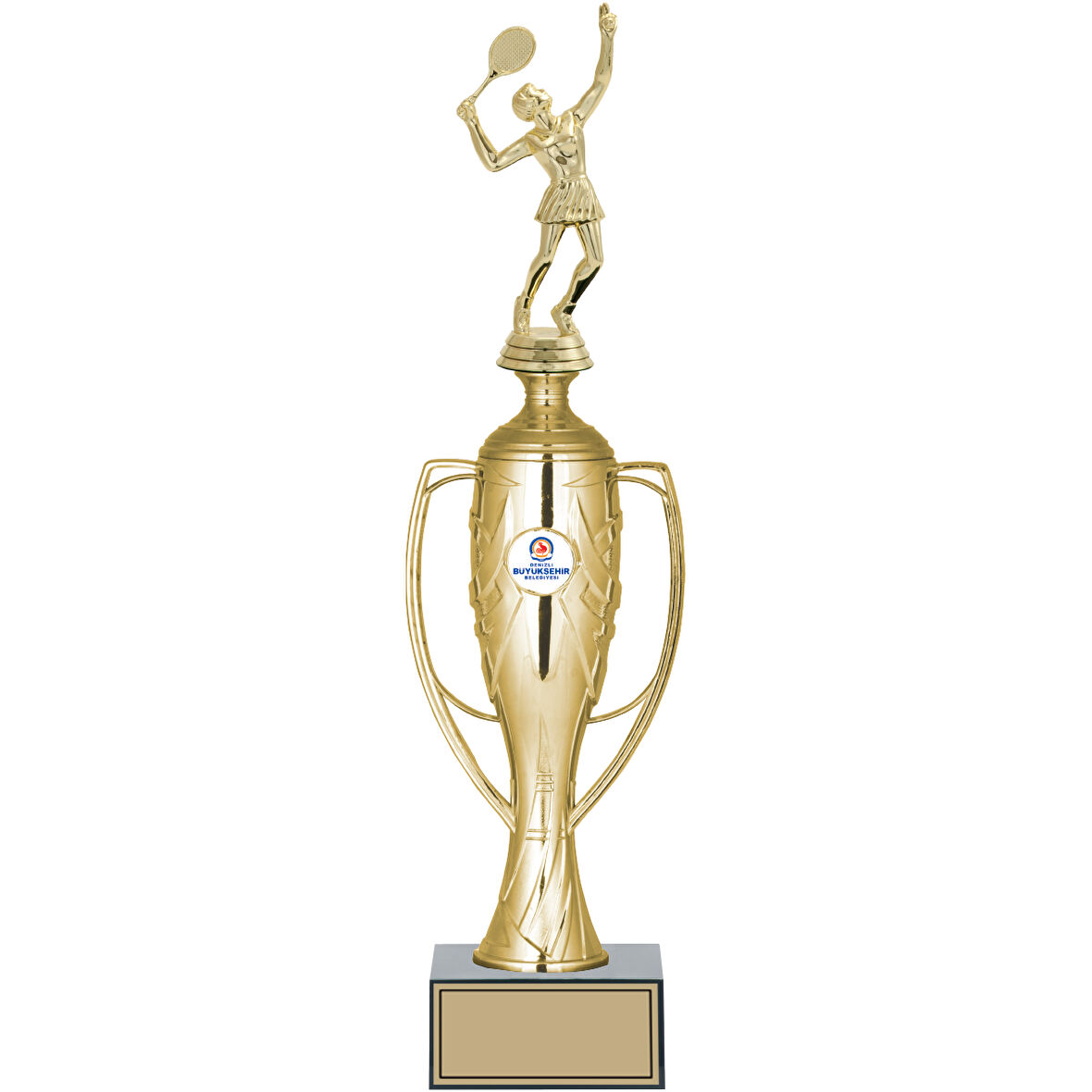 ODAK KUPA - Figürlü Kupalar - Tenis Kadın Figürlü Kupalar FG-026 B - 43 cm