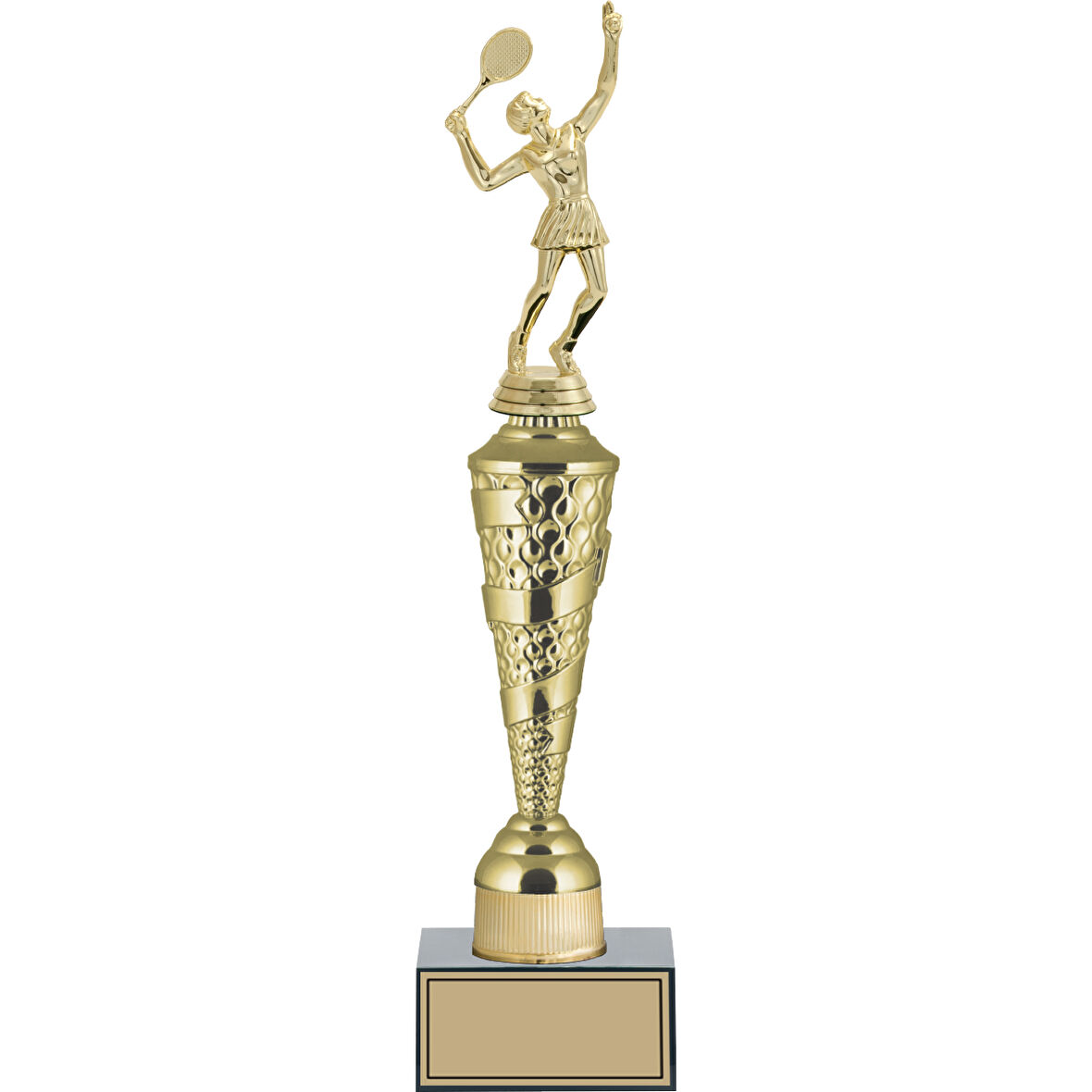 ODAK KUPA - Figürlü Kupalar - Tenis Kadın Figürlü Kupalar FG-027 C - 42 cm