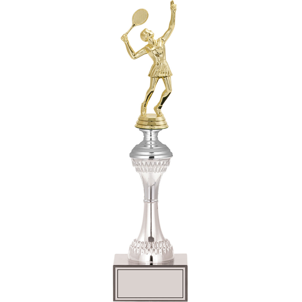 ODAK KUPA - Figürlü Kupalar - Tenis Kadın Figürlü Kupalar FG-030 B - 36 cm