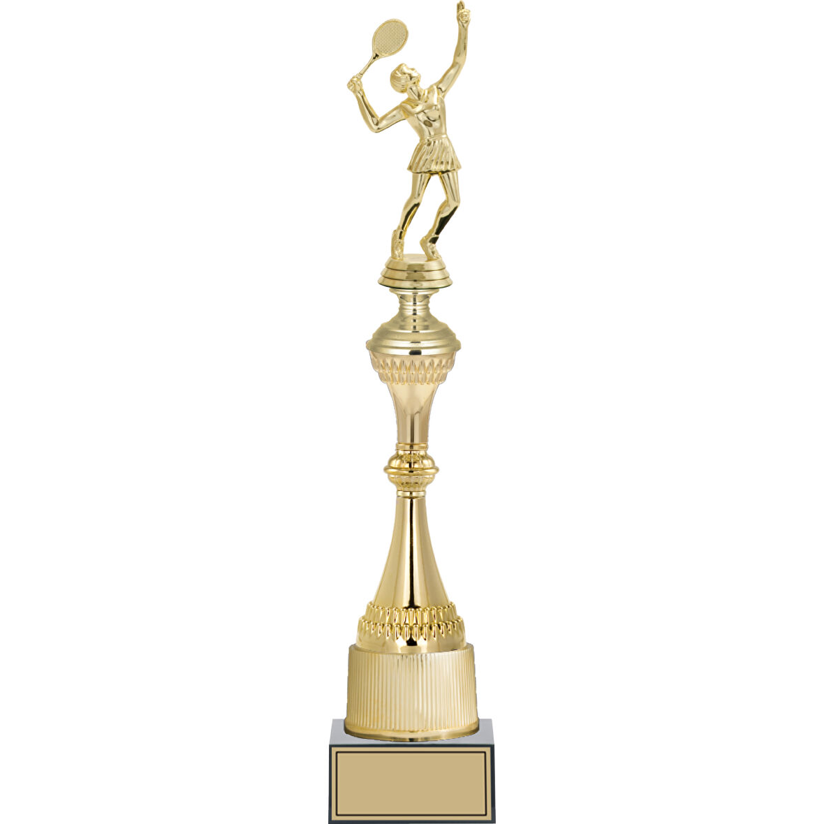 ODAK KUPA - Figürlü Kupalar - Tenis Kadın Figürlü Kupalar FG-031 A - 47 cm
