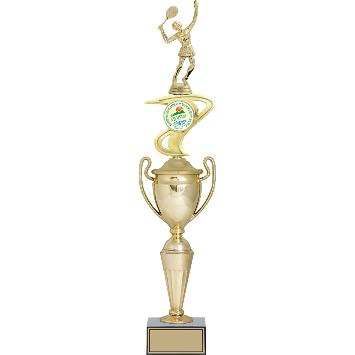 ODAK KUPA - Figürlü Kupalar - Tenis Kadın Figürlü Kupalar FG-038 A - 58 cm