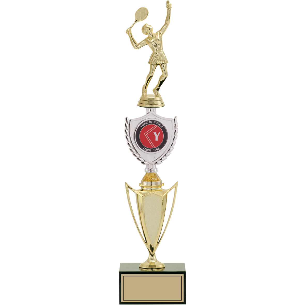 ODAK KUPA - Figürlü Kupalar - Tenis Kadın Figürlü Kupalar FG-042 C - 44 cm