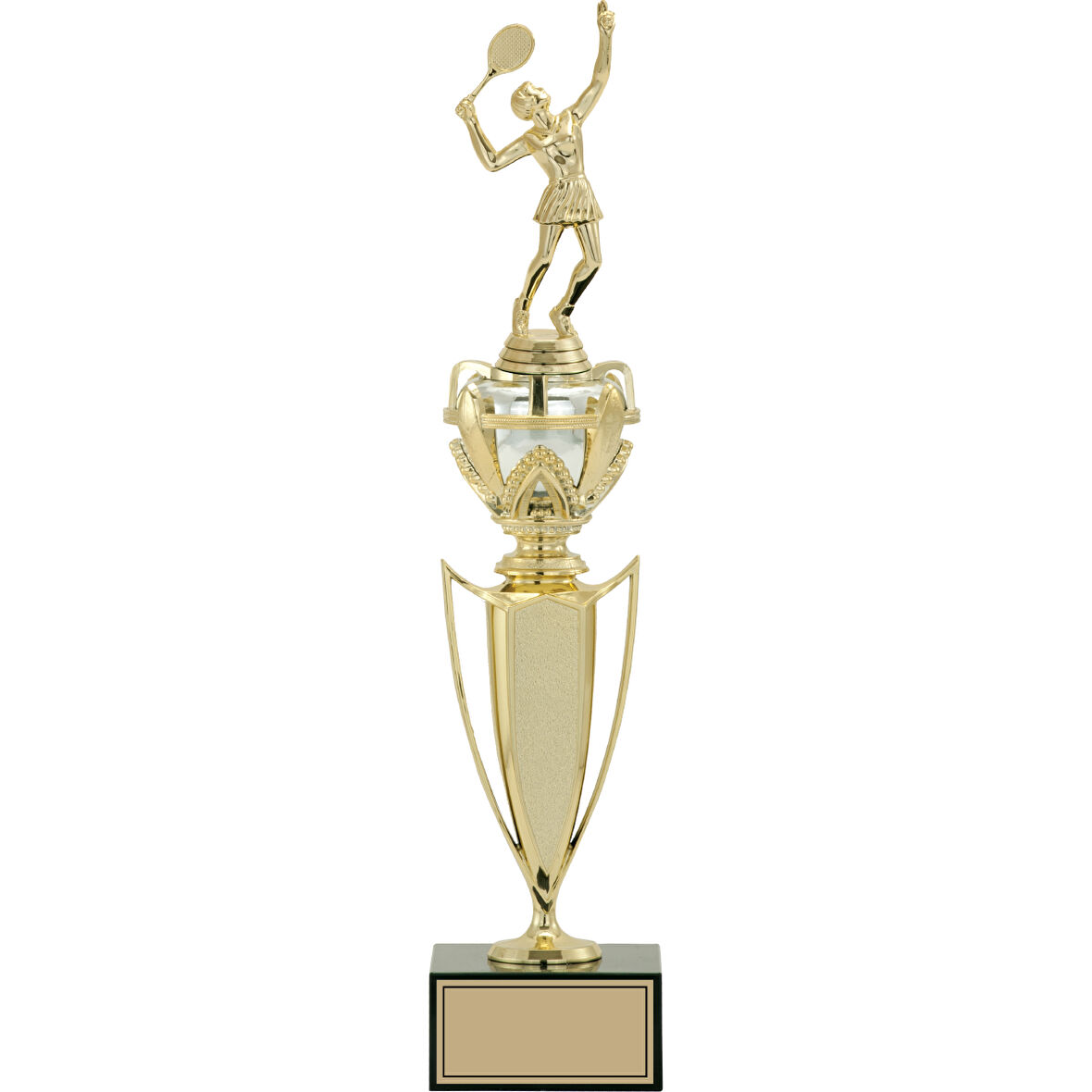 ODAK KUPA - Figürlü Kupalar - Tenis Kadın Figürlü Kupalar FG-044 A - 44 cm