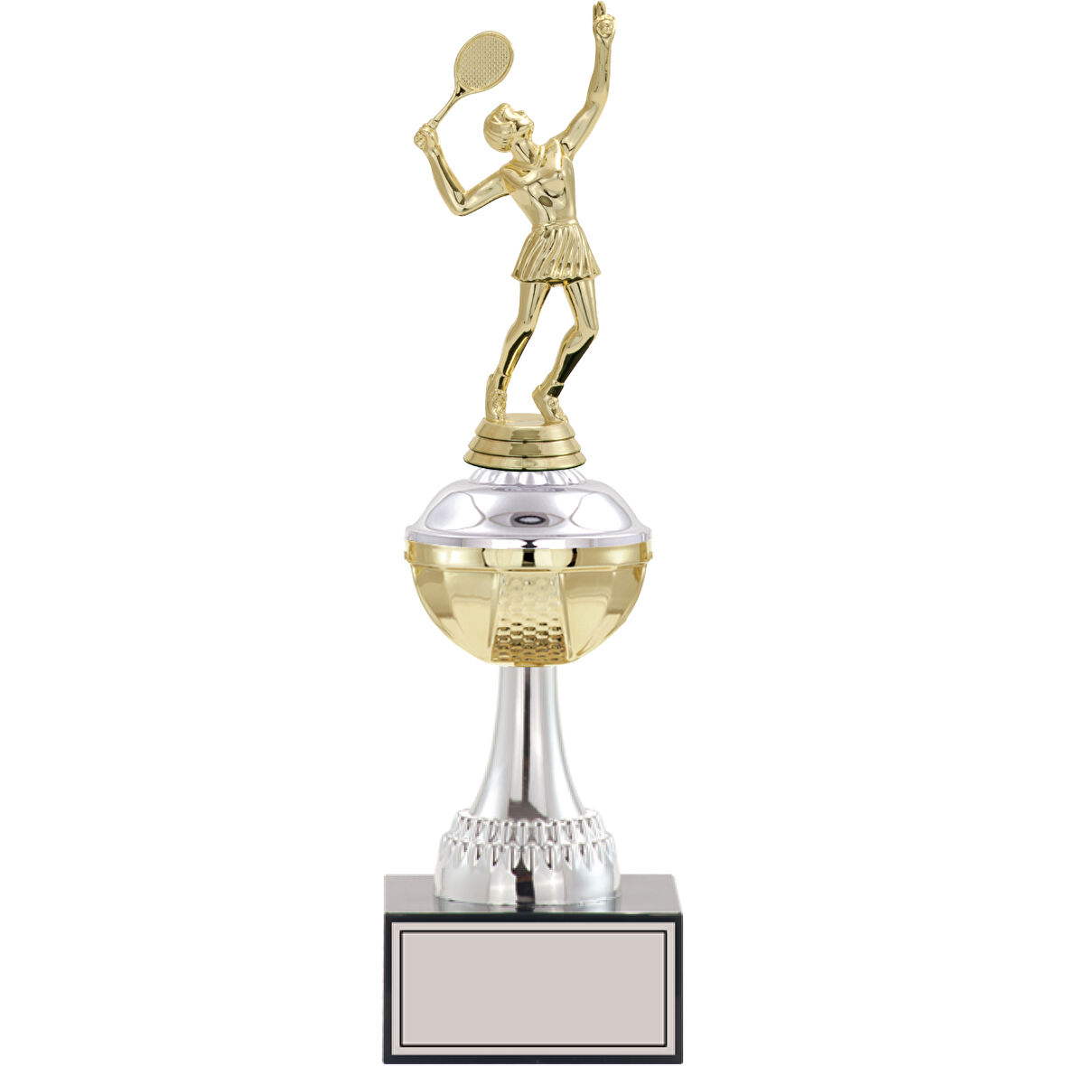 ODAK KUPA - Figürlü Kupalar - Tenis Kadın Figürlü Kupalar FG-045 B - 34 cm