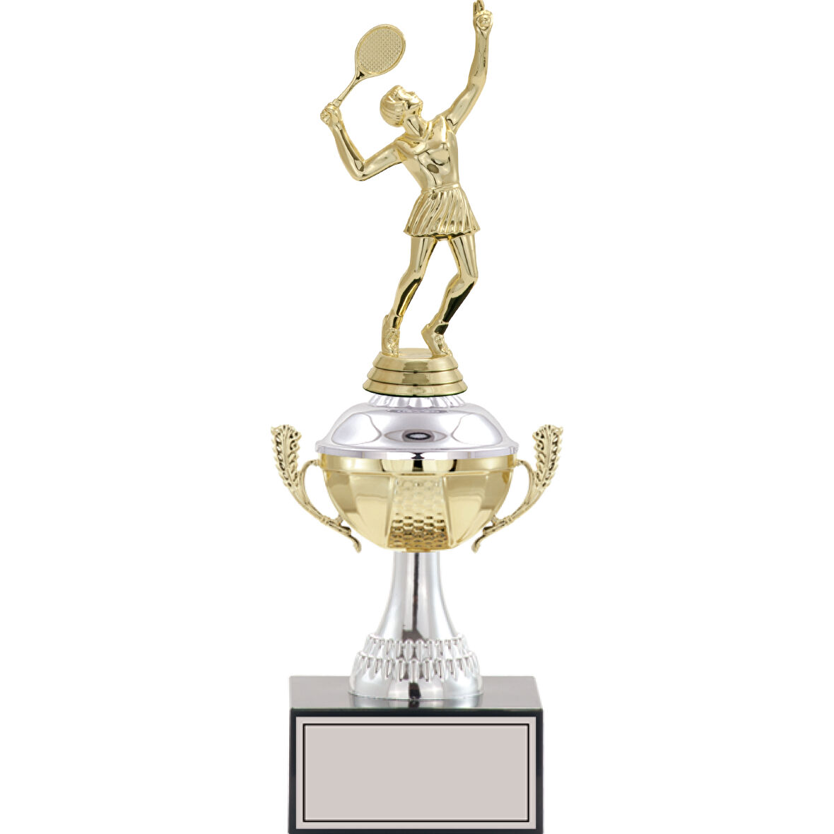 ODAK KUPA - Figürlü Kupalar - Tenis Kadın Figürlü Kupalar FG-046 C - 32 cm