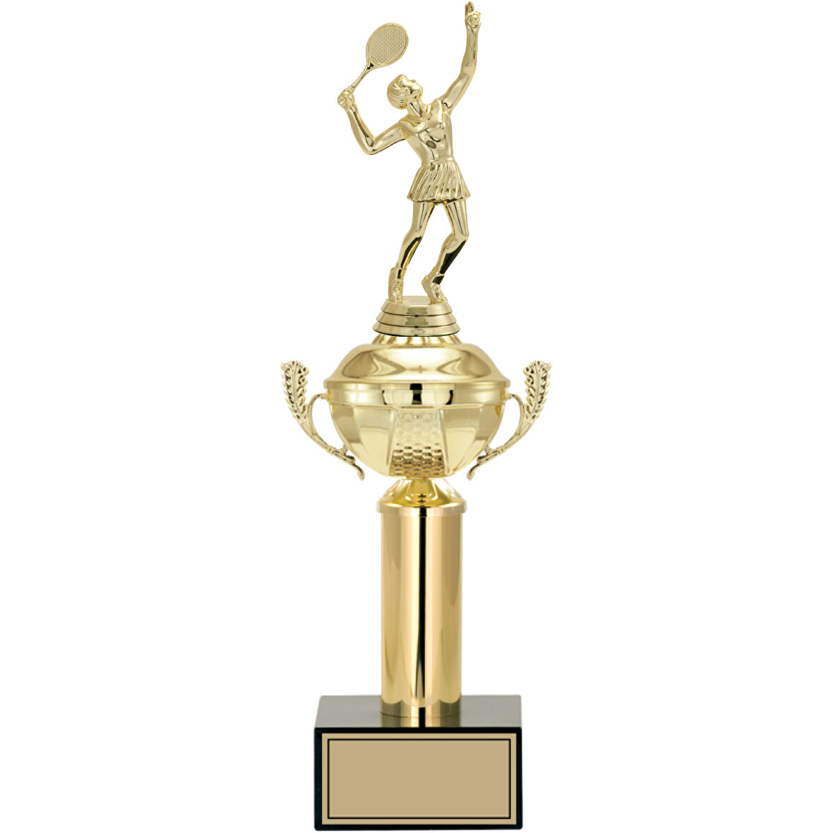 ODAK KUPA - Figürlü Kupalar - Tenis Kadın Figürlü Kupalar FG-048 C - 40 cm