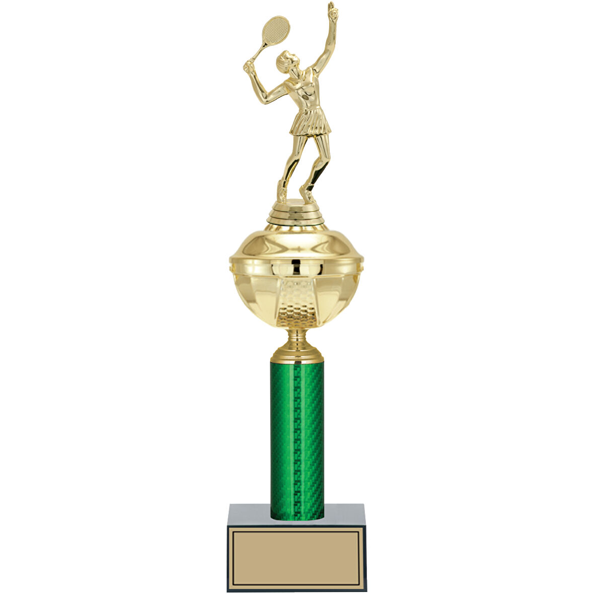 ODAK KUPA - Figürlü Kupalar - Tenis Kadın Figürlü Kupalar FG-049 A - 43 cm