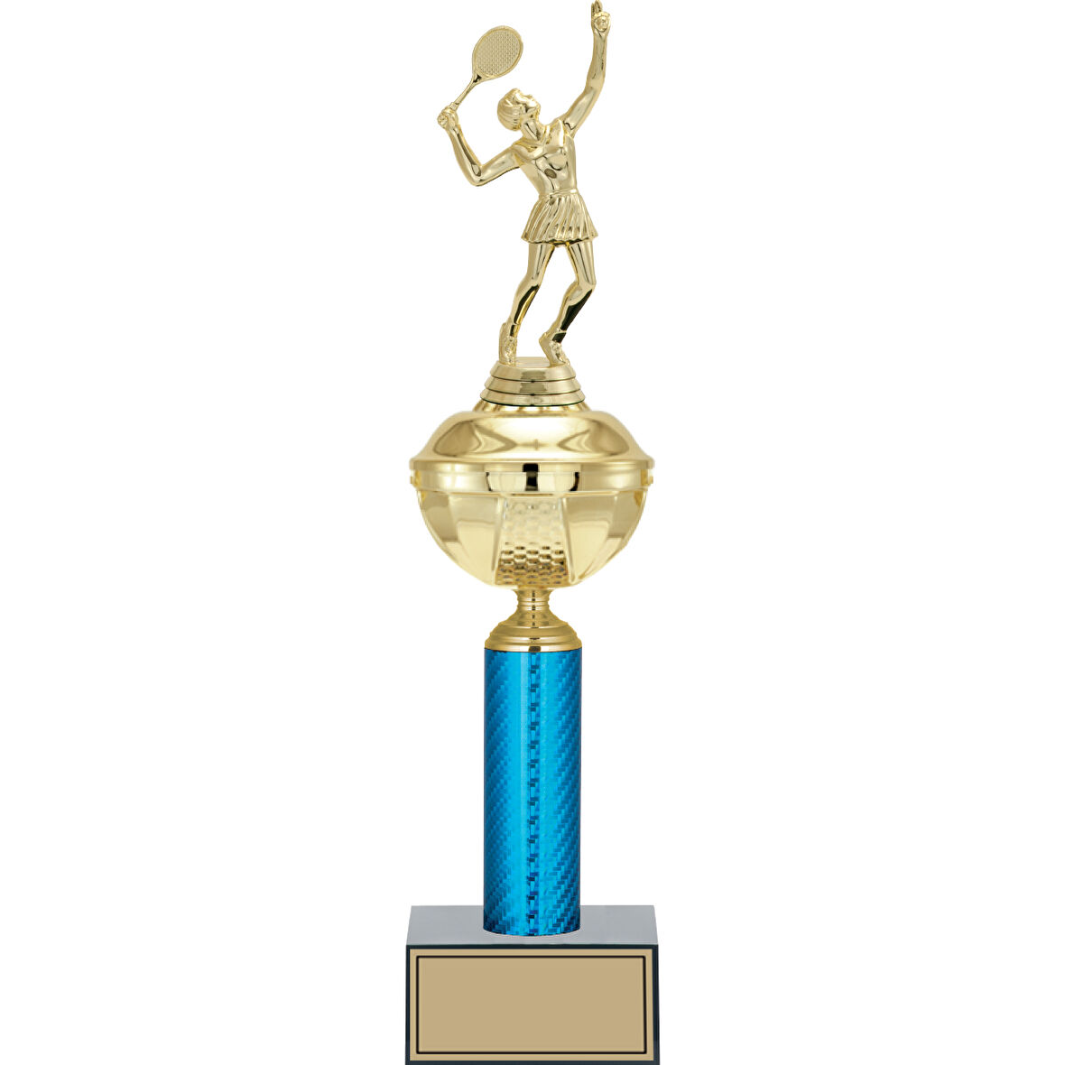 ODAK KUPA - Figürlü Kupalar - Tenis Kadın Figürlü Kupalar FG-051 A - 43 cm