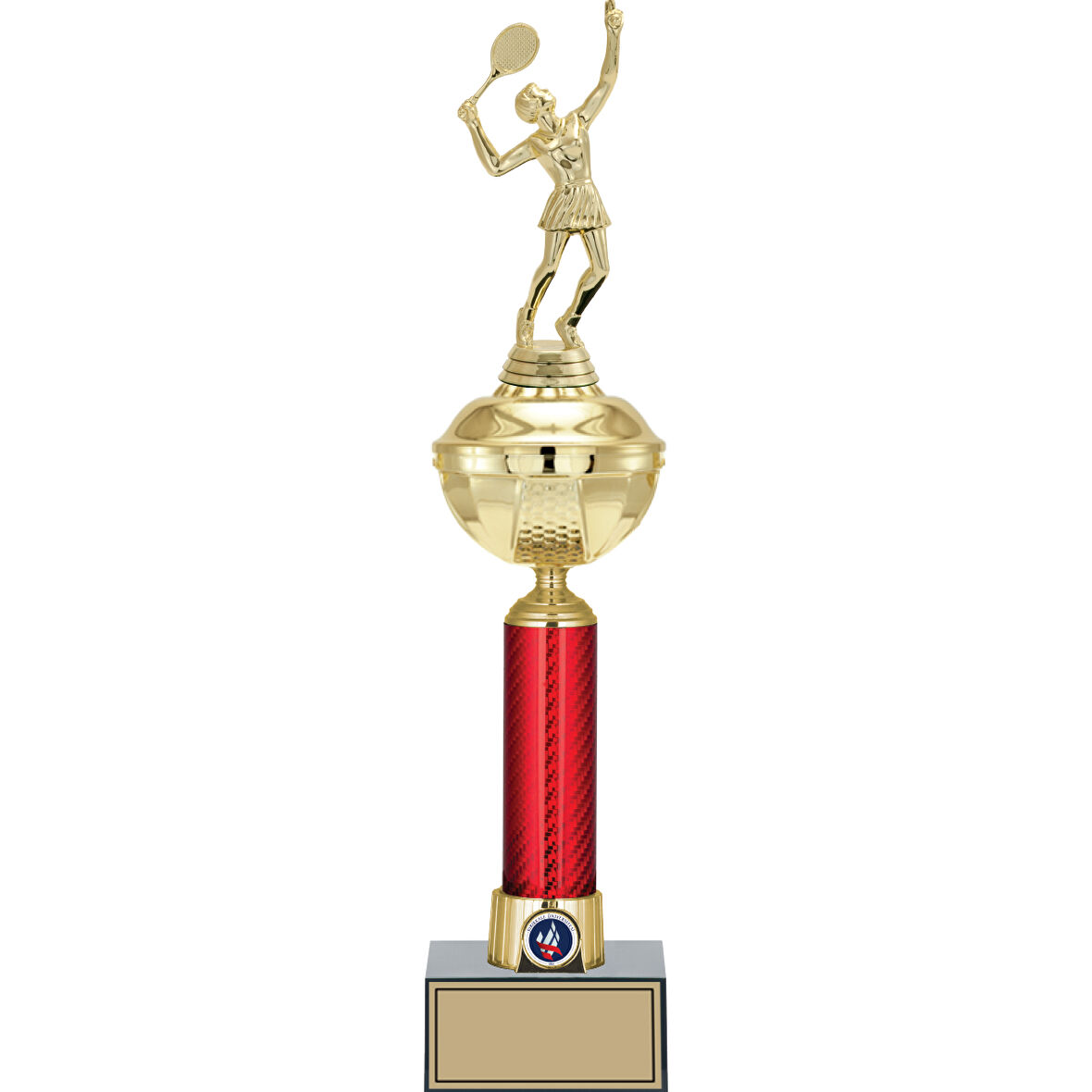 ODAK KUPA - Figürlü Kupalar - Tenis Kadın Figürlü Kupalar FG-053 A - 47 cm