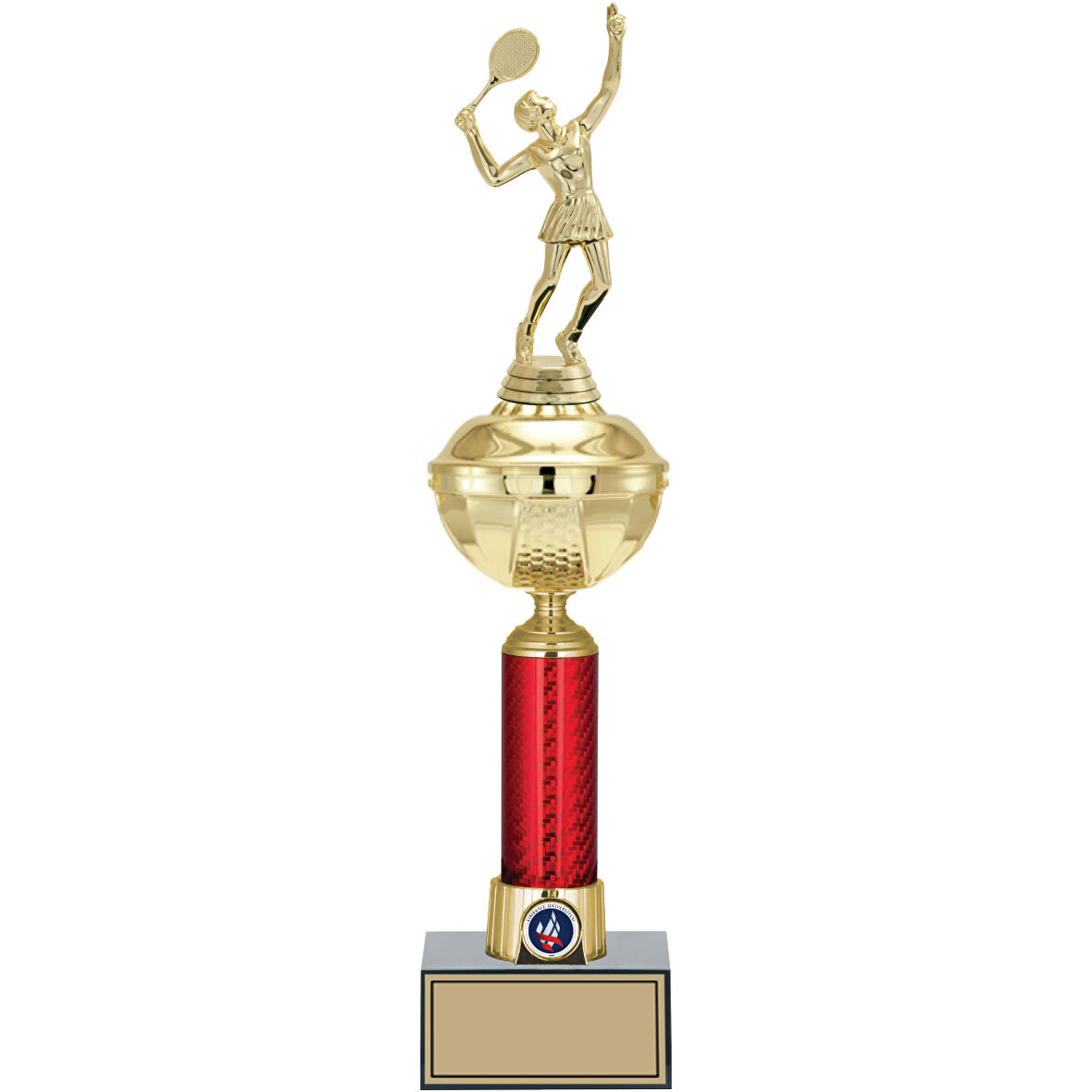 ODAK KUPA - Figürlü Kupalar - Tenis Kadın Figürlü Kupalar FG-053 B - 45 cm