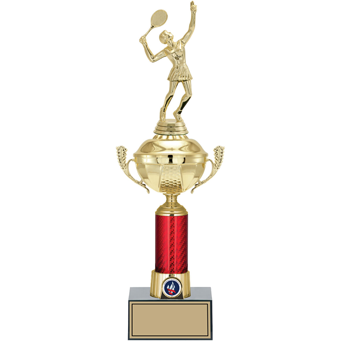 ODAK KUPA - Figürlü Kupalar - Tenis Kadın Figürlü Kupalar FG-054 C - 42 cm