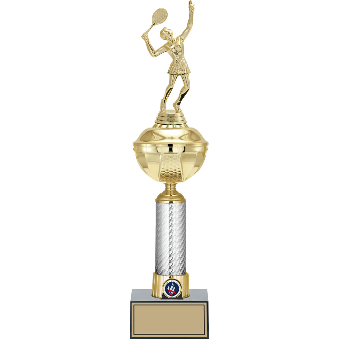 ODAK KUPA - Figürlü Kupalar - Tenis Kadın Figürlü Kupalar FG-057 B - 45 cm