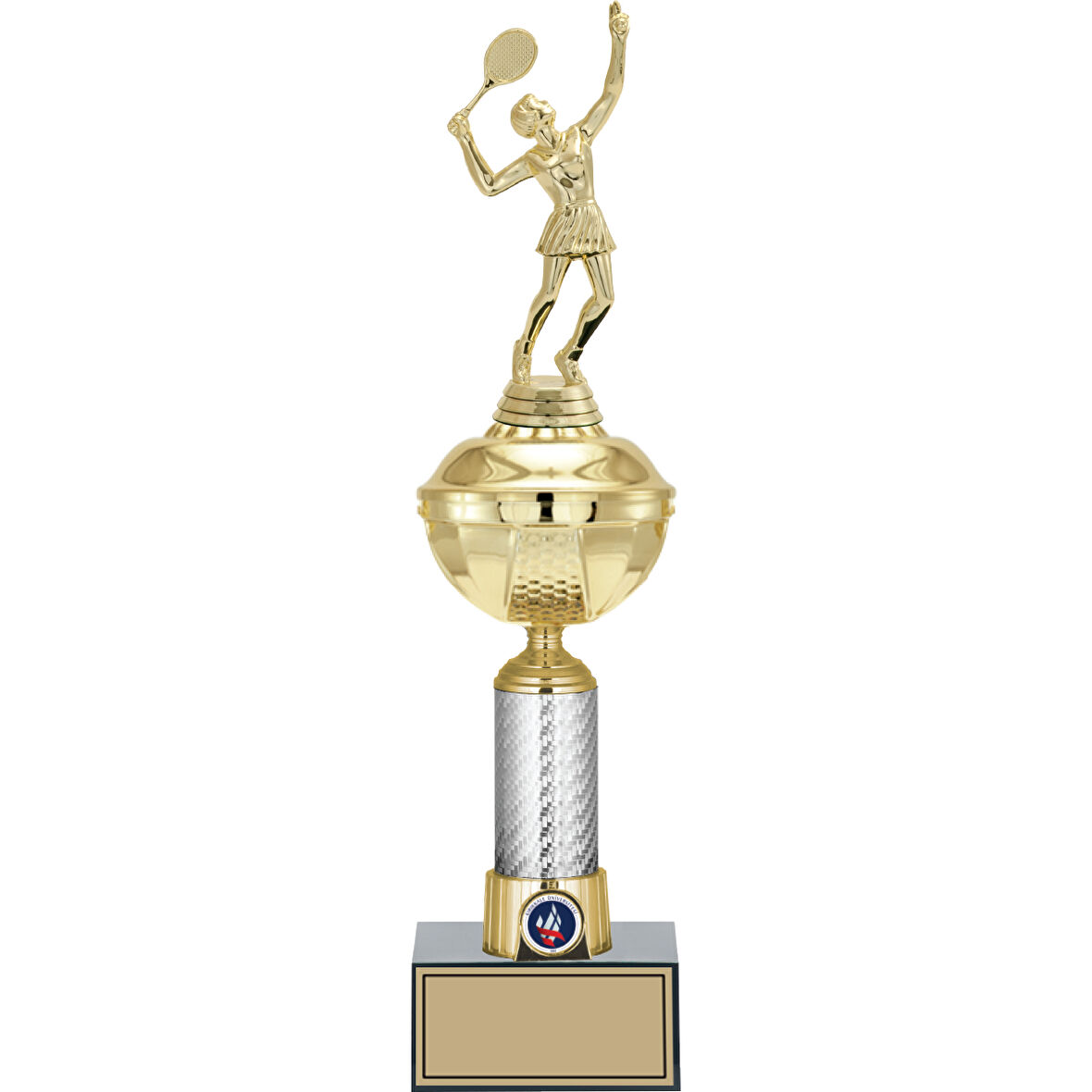 ODAK KUPA - Figürlü Kupalar - Tenis Kadın Figürlü Kupalar FG-057 C - 42 cm