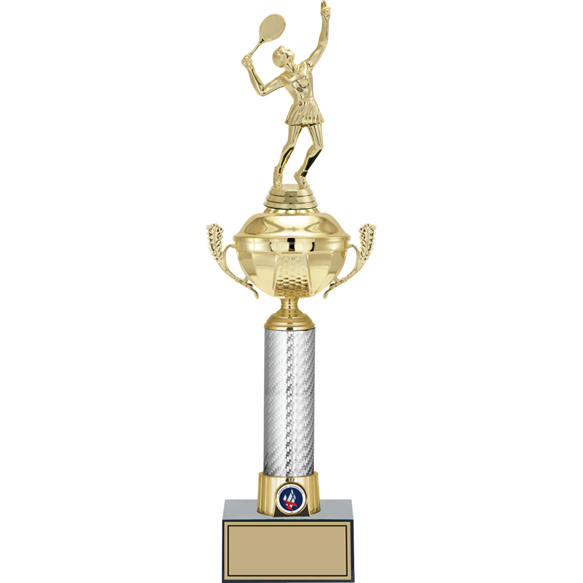 ODAK KUPA - Figürlü Kupalar - Tenis Kadın Figürlü Kupalar FG-058 A - 47 cm