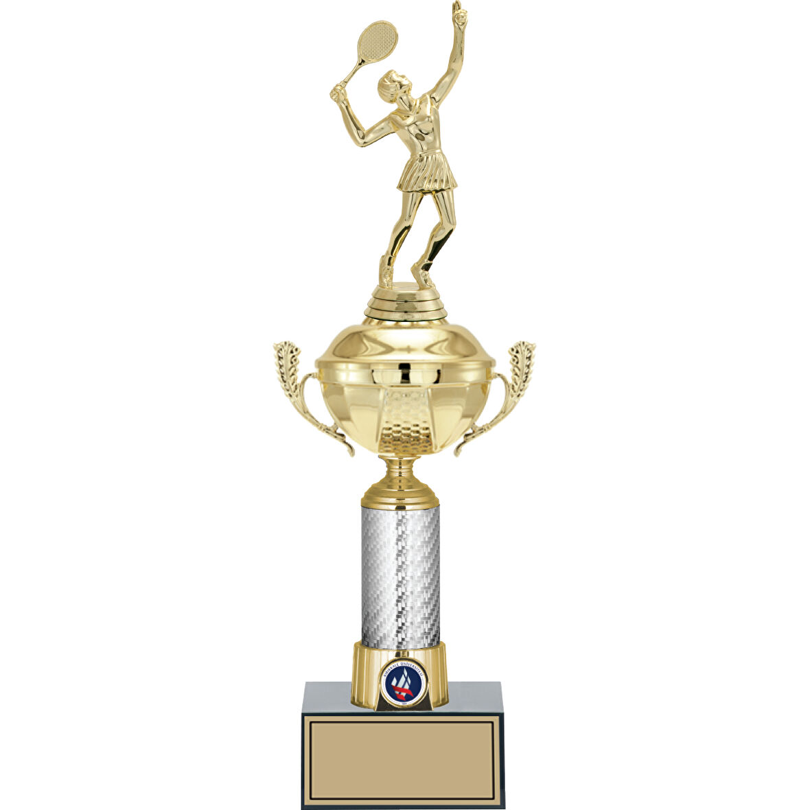 ODAK KUPA - Figürlü Kupalar - Tenis Kadın Figürlü Kupalar FG-058 C - 42 cm