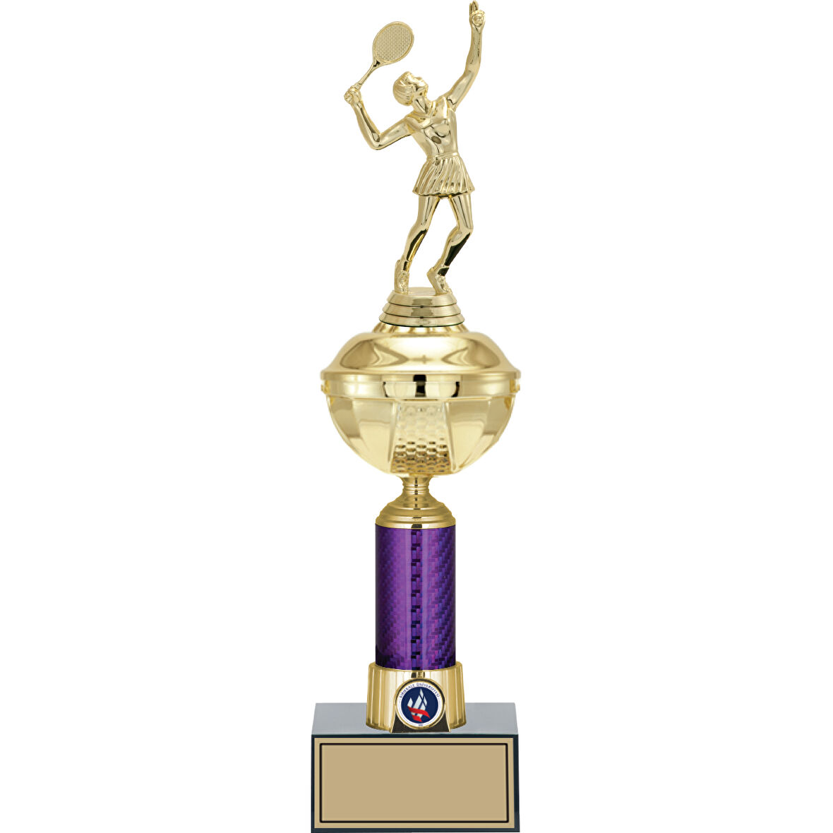 ODAK KUPA - Figürlü Kupalar - Tenis Kadın Figürlü Kupalar FG-059 C - 42 cm