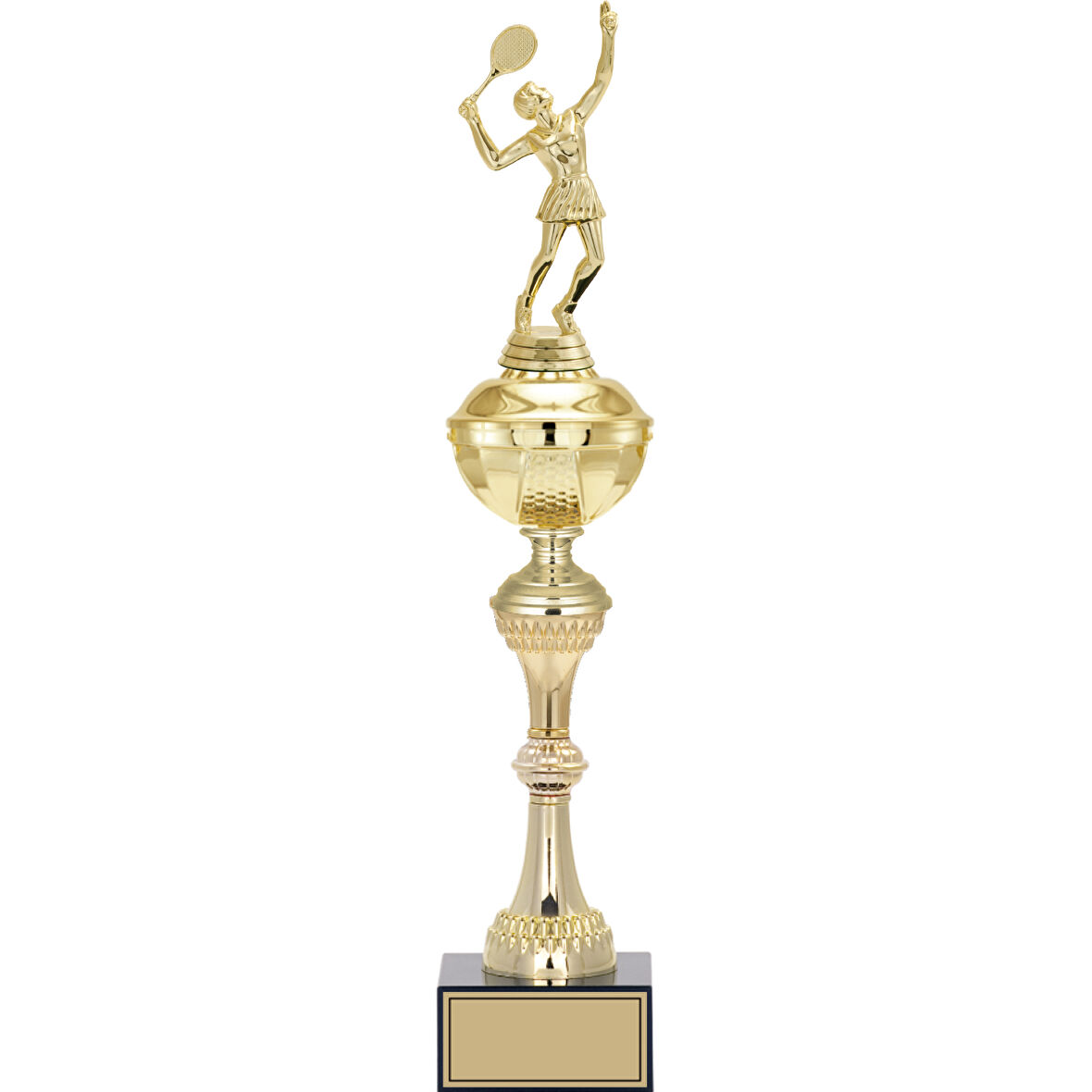 ODAK KUPA - Figürlü Kupalar - Tenis Kadın Figürlü Kupalar FG-061 B - 48 cm