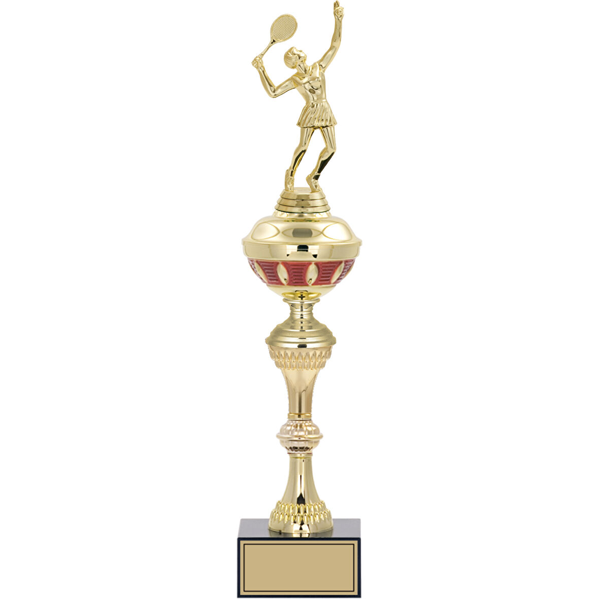 ODAK KUPA - Figürlü Kupalar - Tenis Kadın Figürlü Kupalar FG-064 C - 46 cm