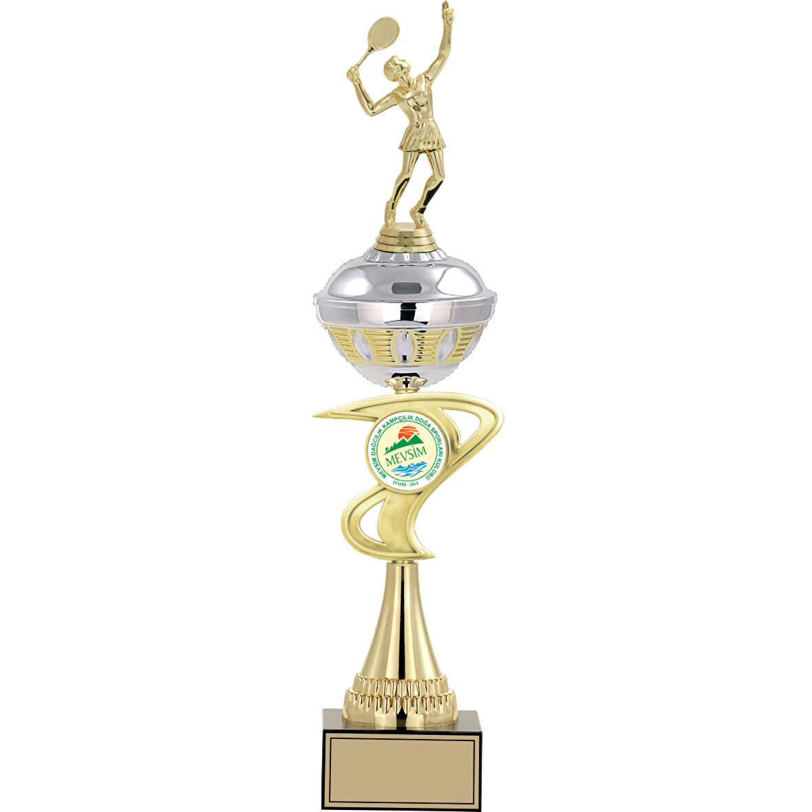 ODAK KUPA - Figürlü Kupalar - Tenis Kadın Figürlü Kupalar FG-065 A - 51 cm