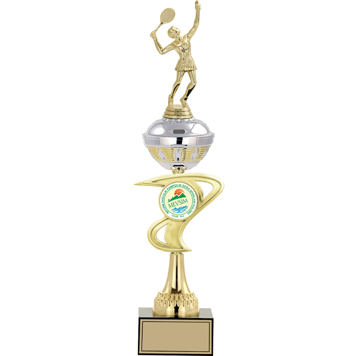 ODAK KUPA - Figürlü Kupalar - Tenis Kadın Figürlü Kupalar FG-065 B - 47 cm