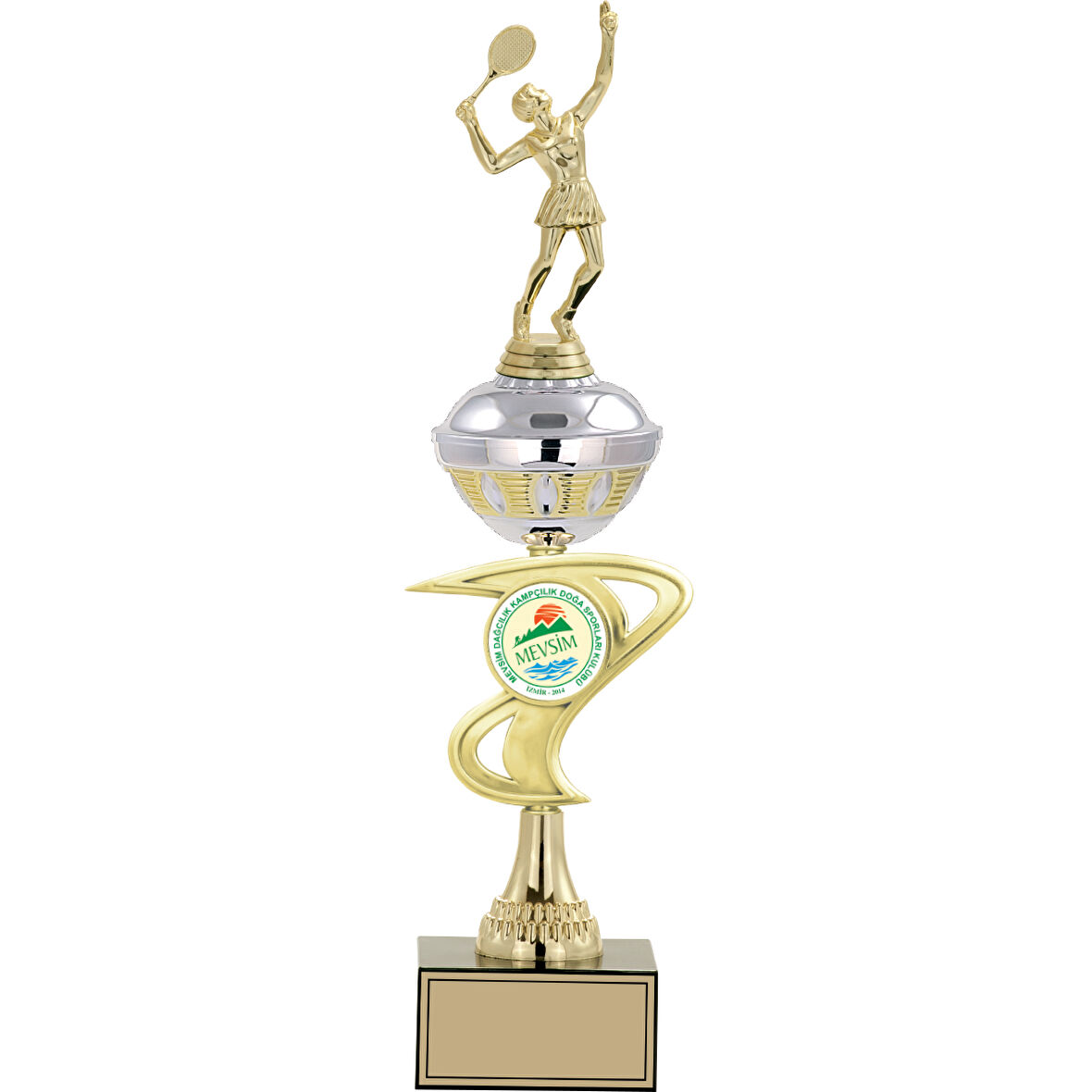 ODAK KUPA - Figürlü Kupalar - Tenis Kadın Figürlü Kupalar FG-065 C - 45 cm