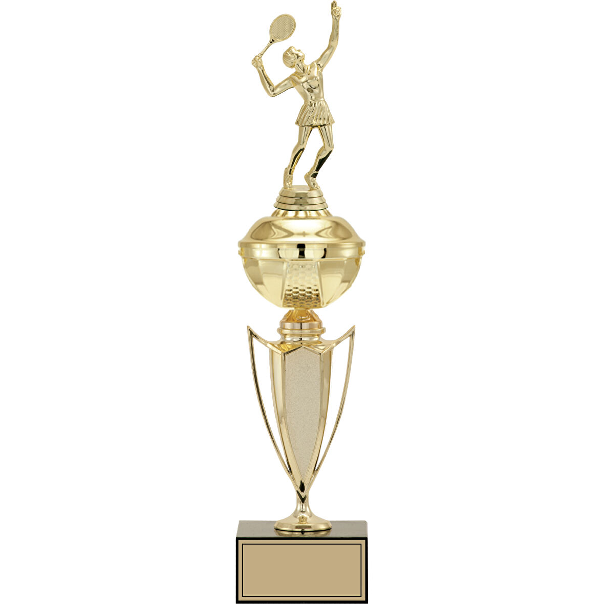 ODAK KUPA - Figürlü Kupalar - Tenis Kadın Figürlü Kupalar FG-067 B - 45 cm