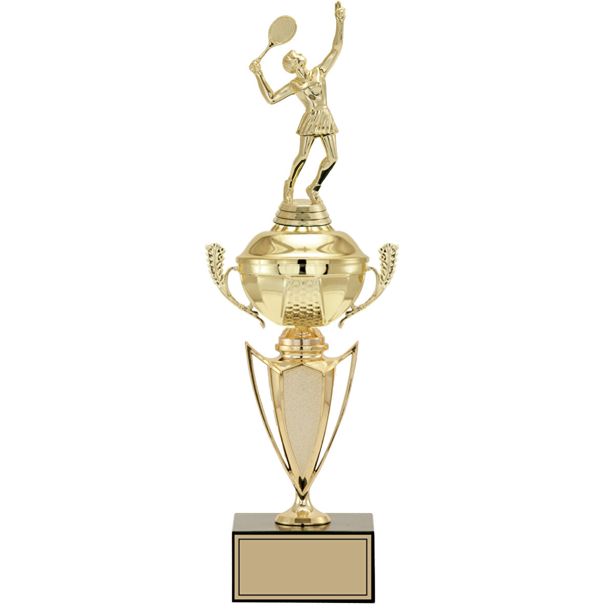 ODAK KUPA - Figürlü Kupalar - Tenis Kadın Figürlü Kupalar FG-068 C - 42 cm