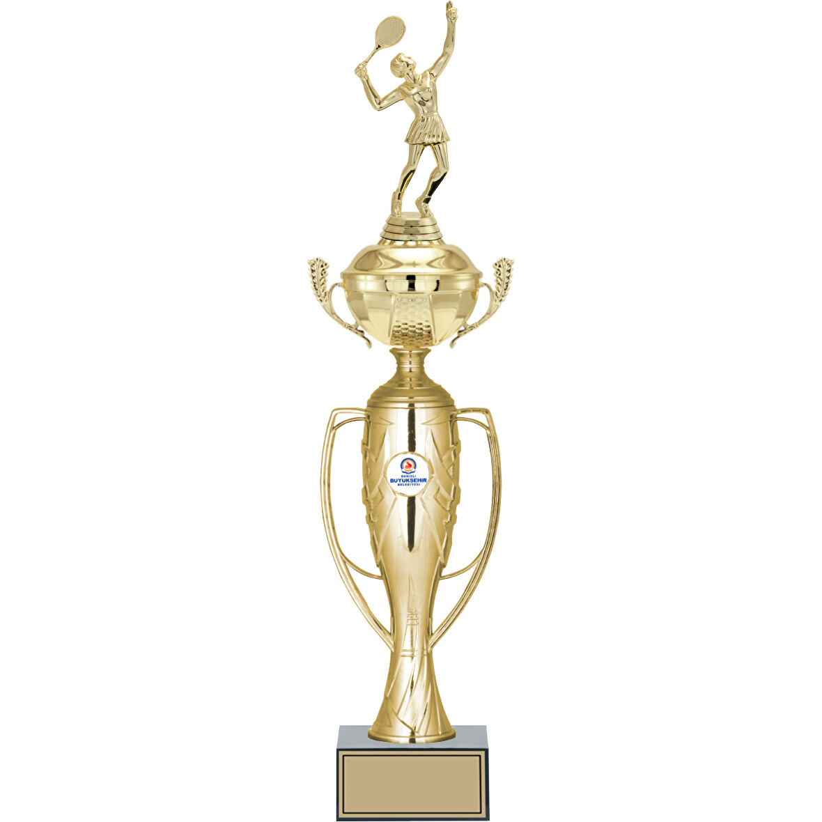 ODAK KUPA - Figürlü Kupalar - Tenis Kadın Figürlü Kupalar FG-072 B - 51 cm