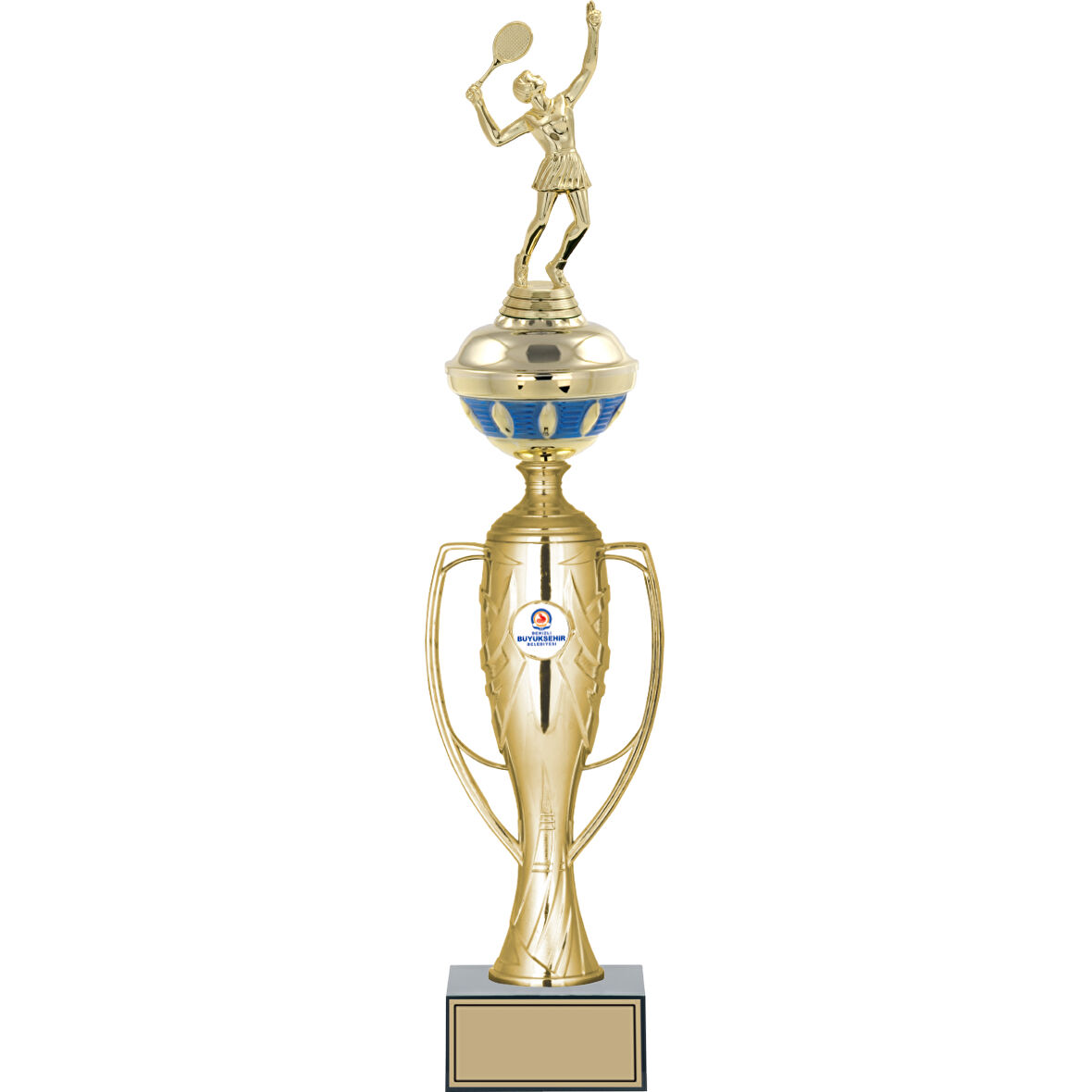 ODAK KUPA - Figürlü Kupalar - Tenis Kadın Figürlü Kupalar FG-074 B - 51 cm