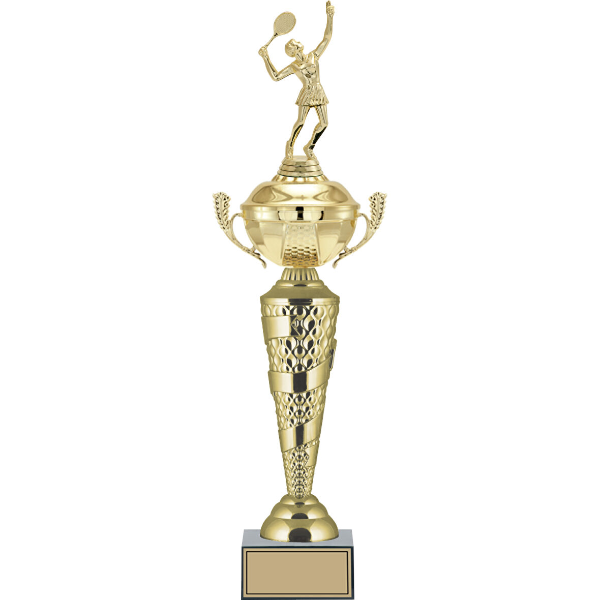 ODAK KUPA - Figürlü Kupalar - Tenis Kadın Figürlü Kupalar FG-076 A - 54 cm