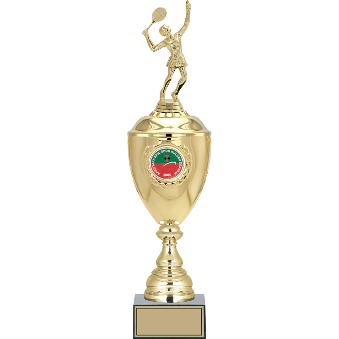 ODAK KUPA - Figürlü Kupalar - Tenis Kadın Figürlü Kupalar FG-079 C - 48 cm