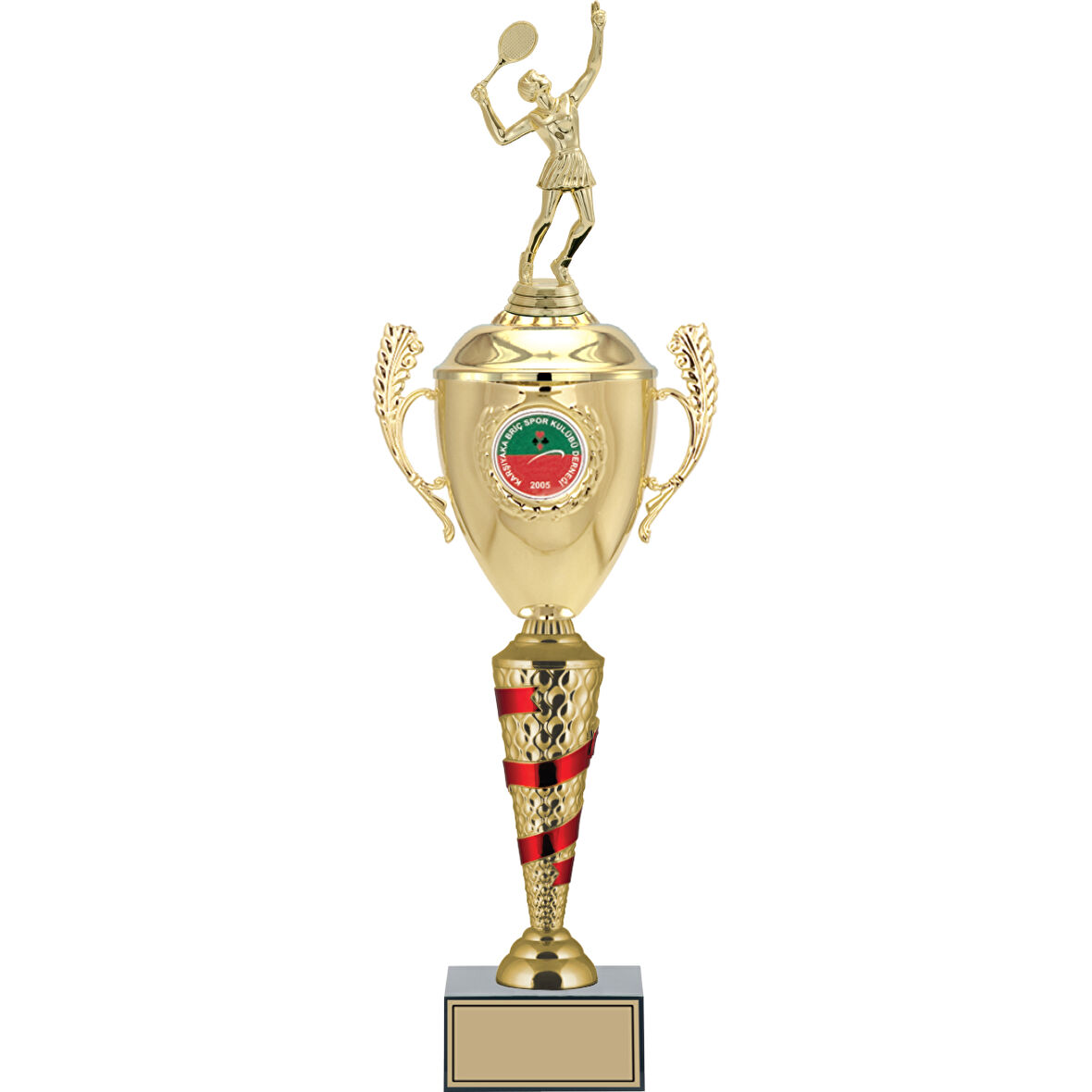 ODAK KUPA - Figürlü Kupalar - Tenis Kadın Figürlü Kupalar FG-082 C - 57 cm