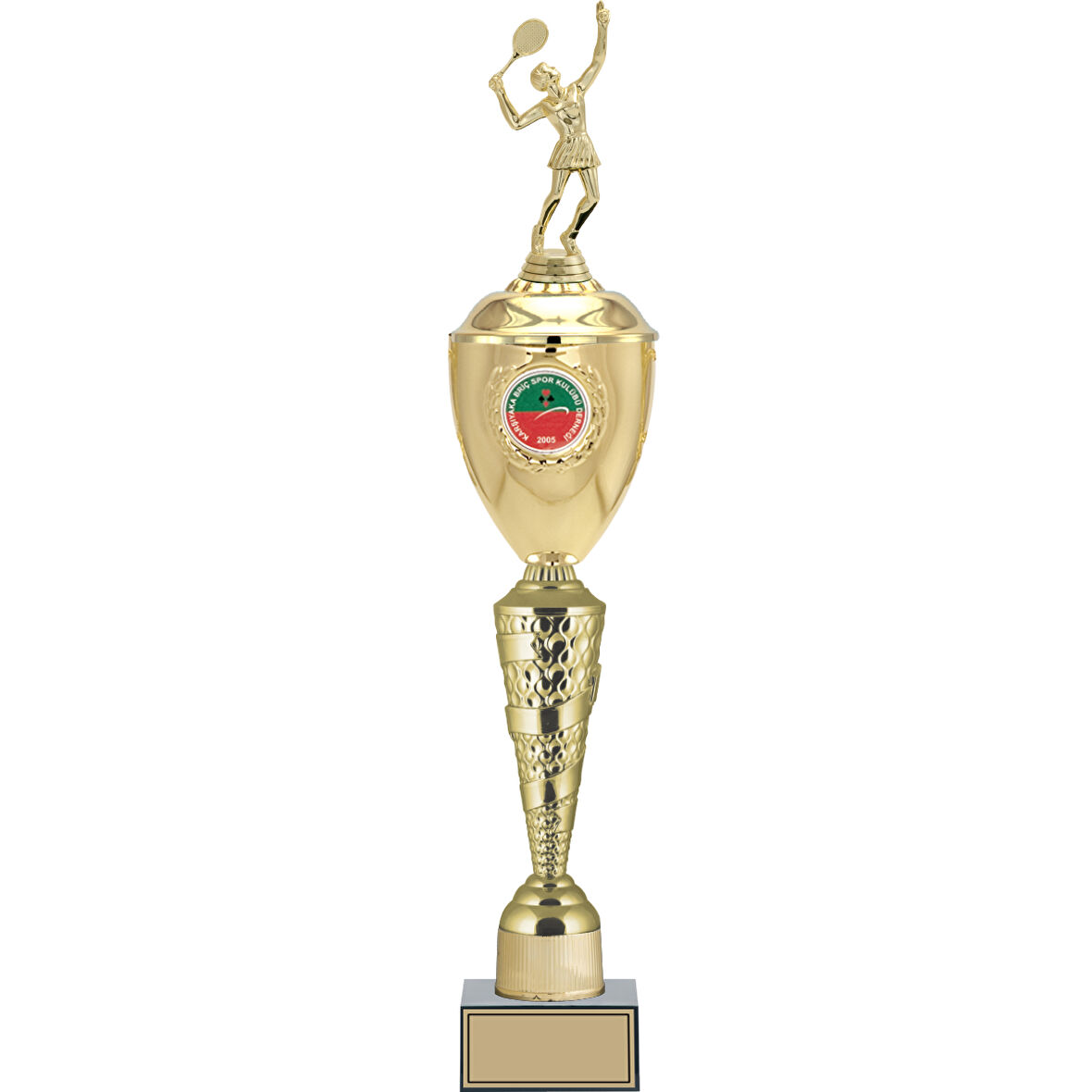 ODAK KUPA - Figürlü Kupalar - Tenis Kadın Figürlü Kupalar FG-083 B - 64 cm