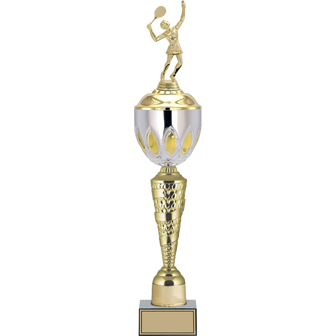 ODAK KUPA - Figürlü Kupalar - Tenis Kadın Figürlü Kupalar FG-085 B - 61 cm