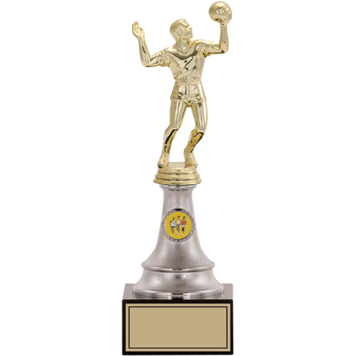 ODAK KUPA - Figürlü Kupalar - Voleybol Erkek Figürlü Kupalar FG-010 A - 28 cm