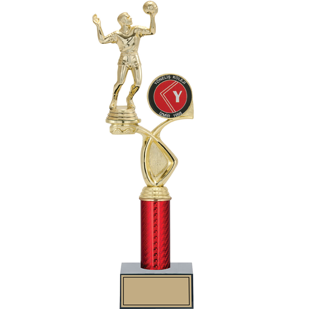 ODAK KUPA - Figürlü Kupalar - Voleybol Erkek Figürlü Kupalar FG-016 B - 38 cm