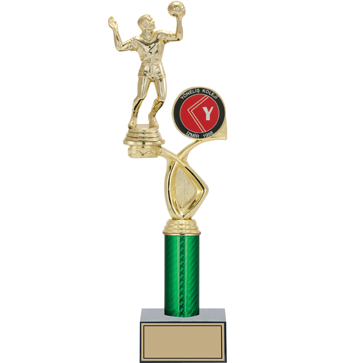 ODAK KUPA - Figürlü Kupalar - Voleybol Erkek Figürlü Kupalar FG-018 B - 38 cm