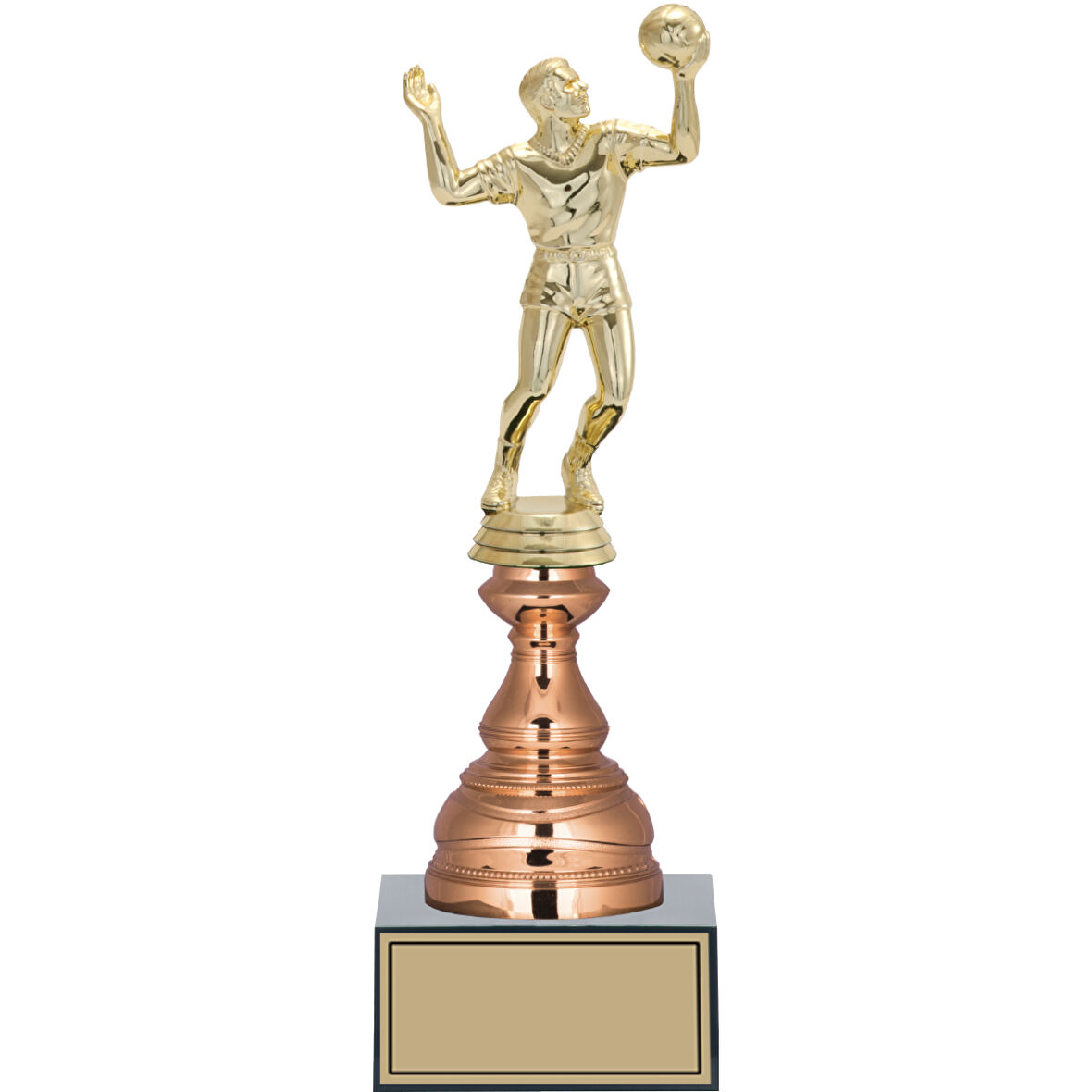 ODAK KUPA - Figürlü Kupalar - Voleybol Erkek Figürlü Kupalar FG-024 C - 30 cm