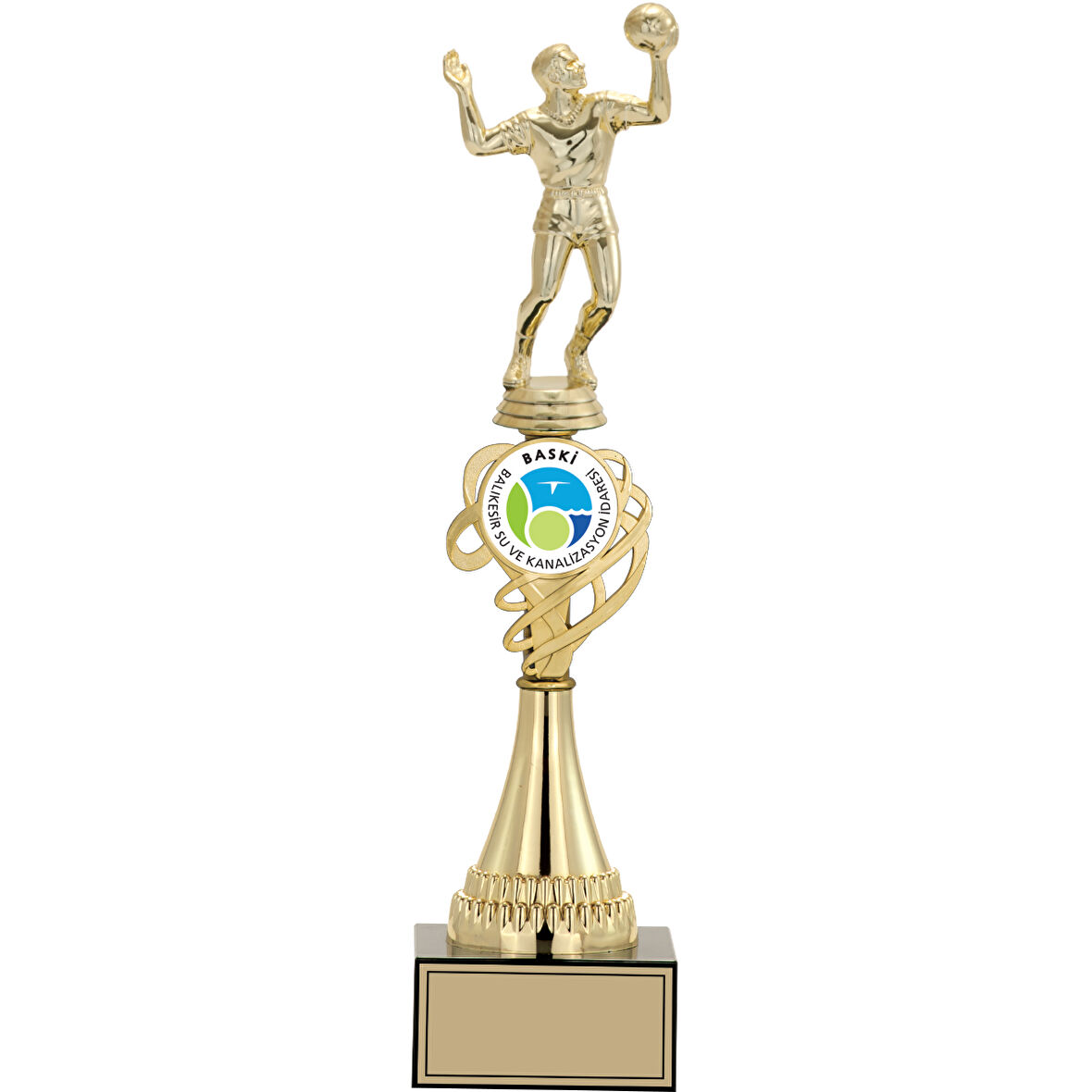 ODAK KUPA - Figürlü Kupalar - Voleybol Erkek Figürlü Kupalar FG-034 A - 39 cm